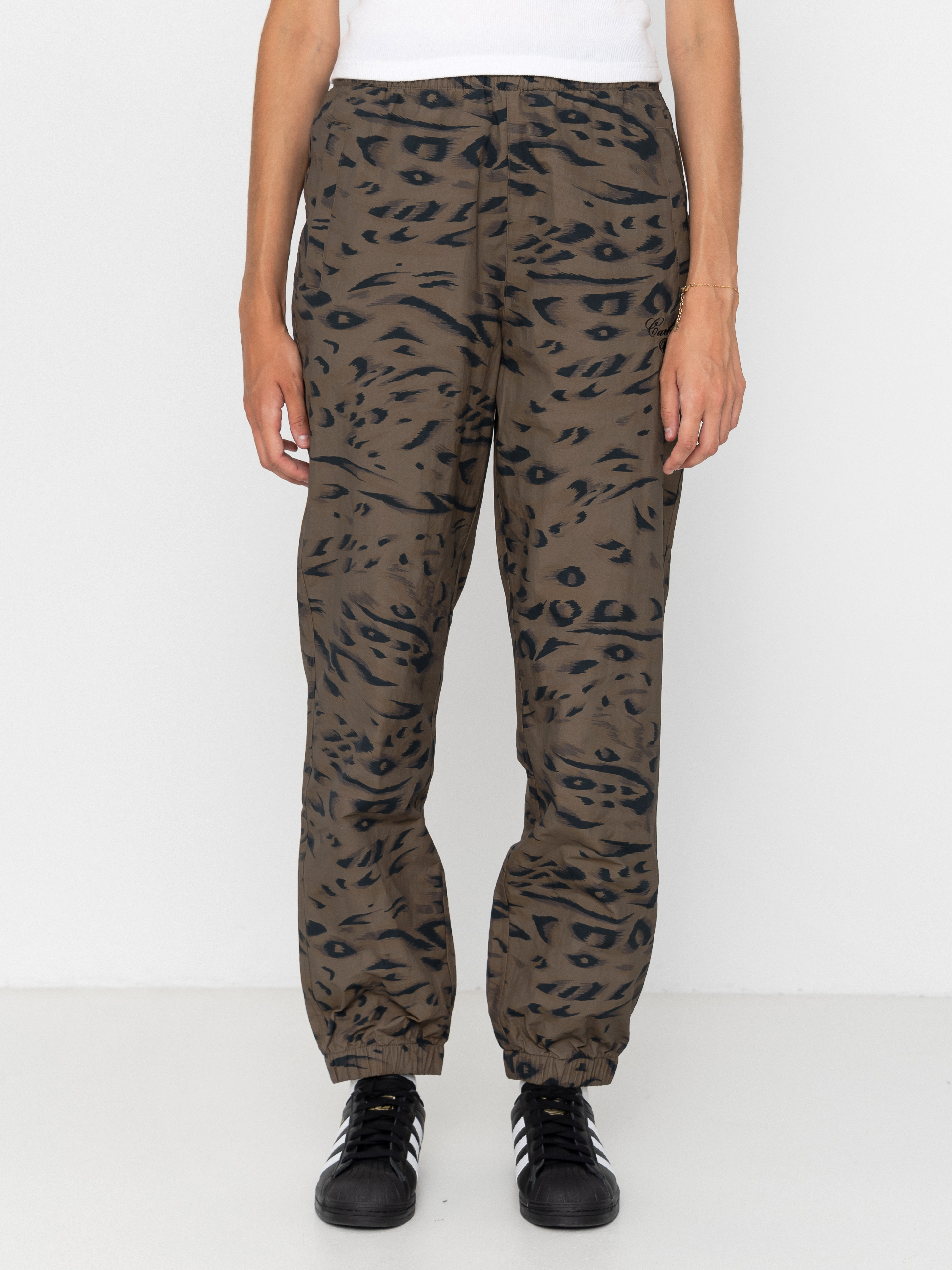 Carhartt WIP Travon Wmn Kisnadrág (duck feather print cypress/black)