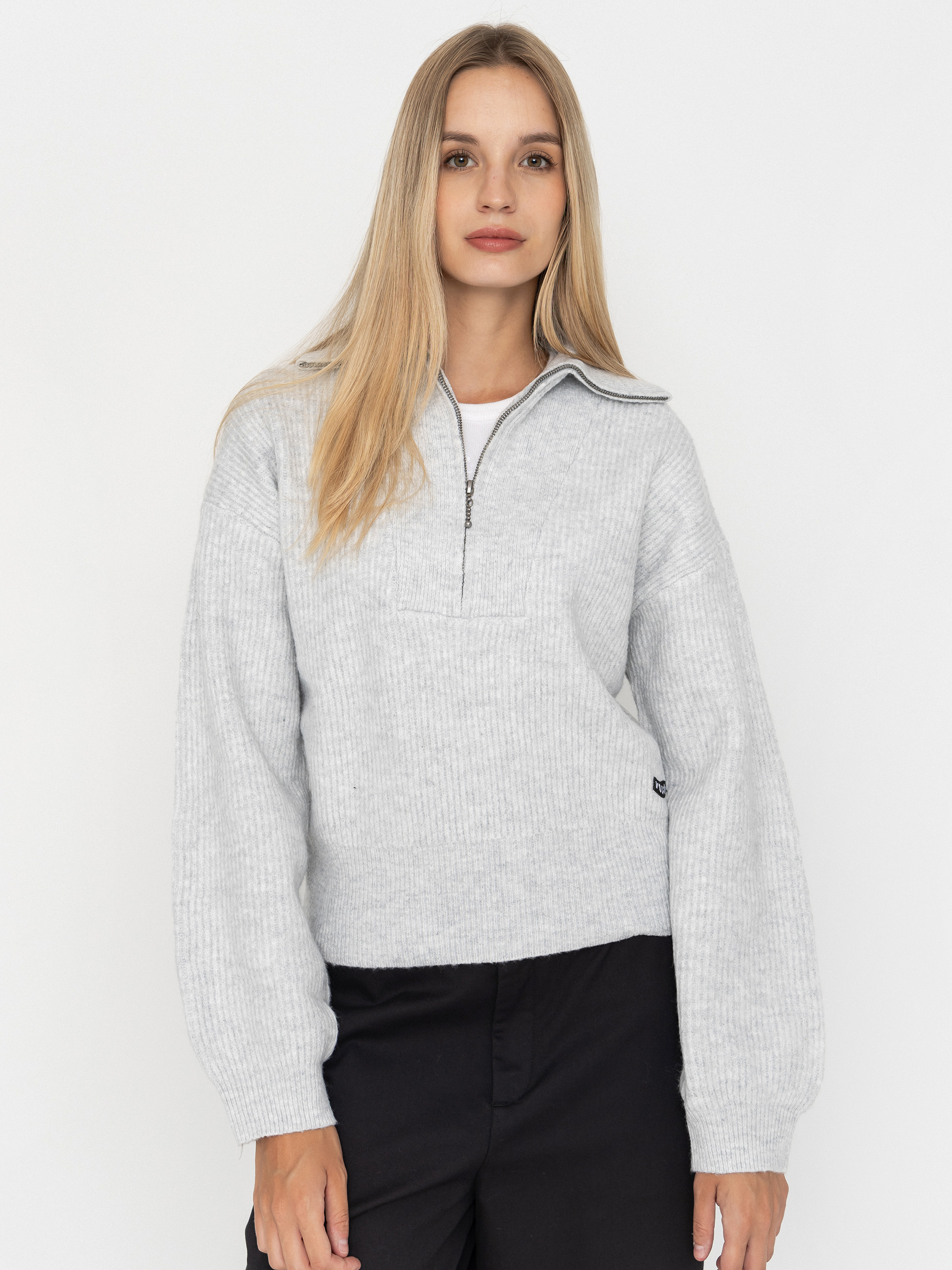 Volcom Voltrane Wmn Pulóver (bone heather)