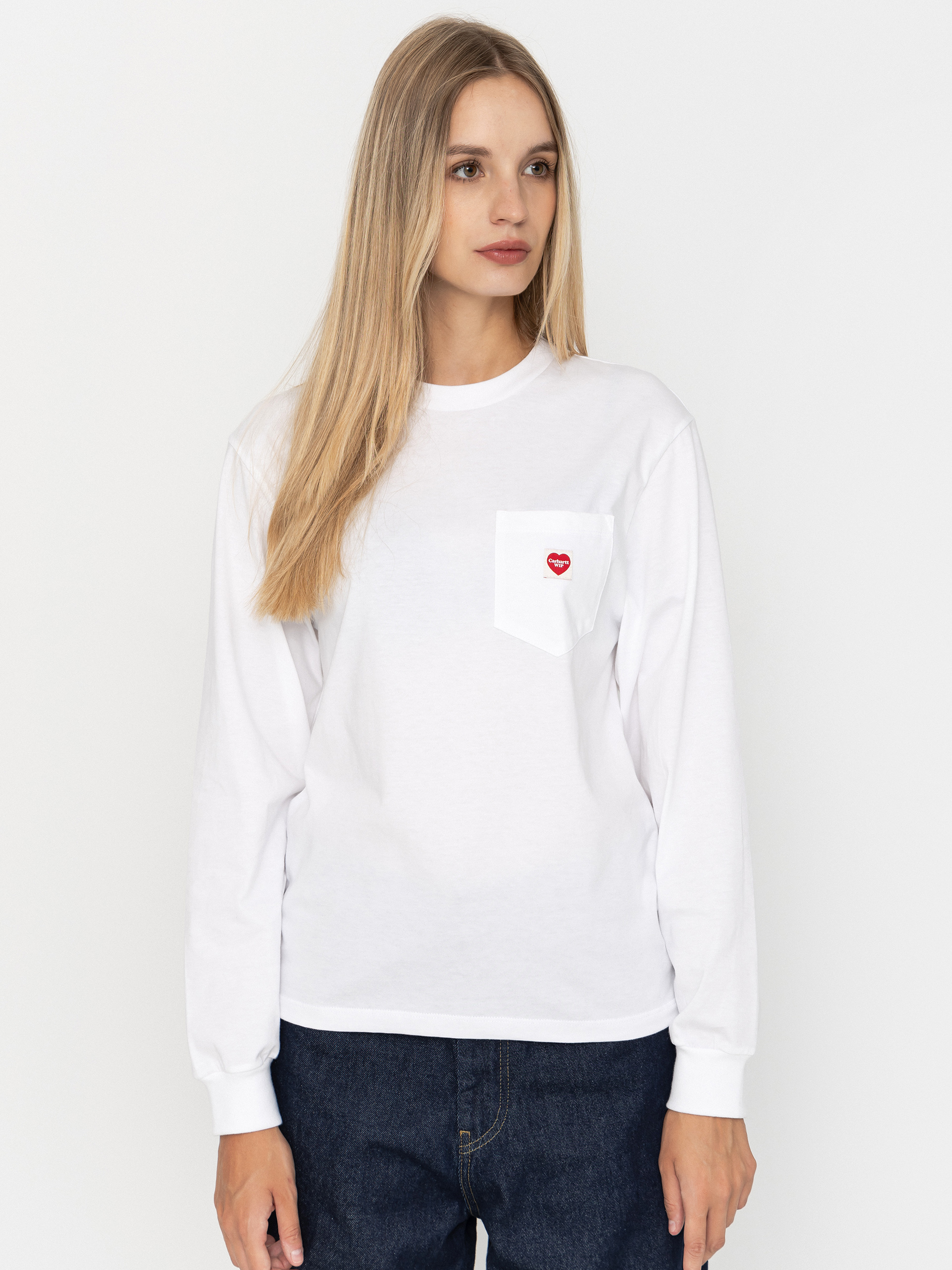 Carhartt WIP Pocket Small Heart Wmn Hosszú ujjú felső