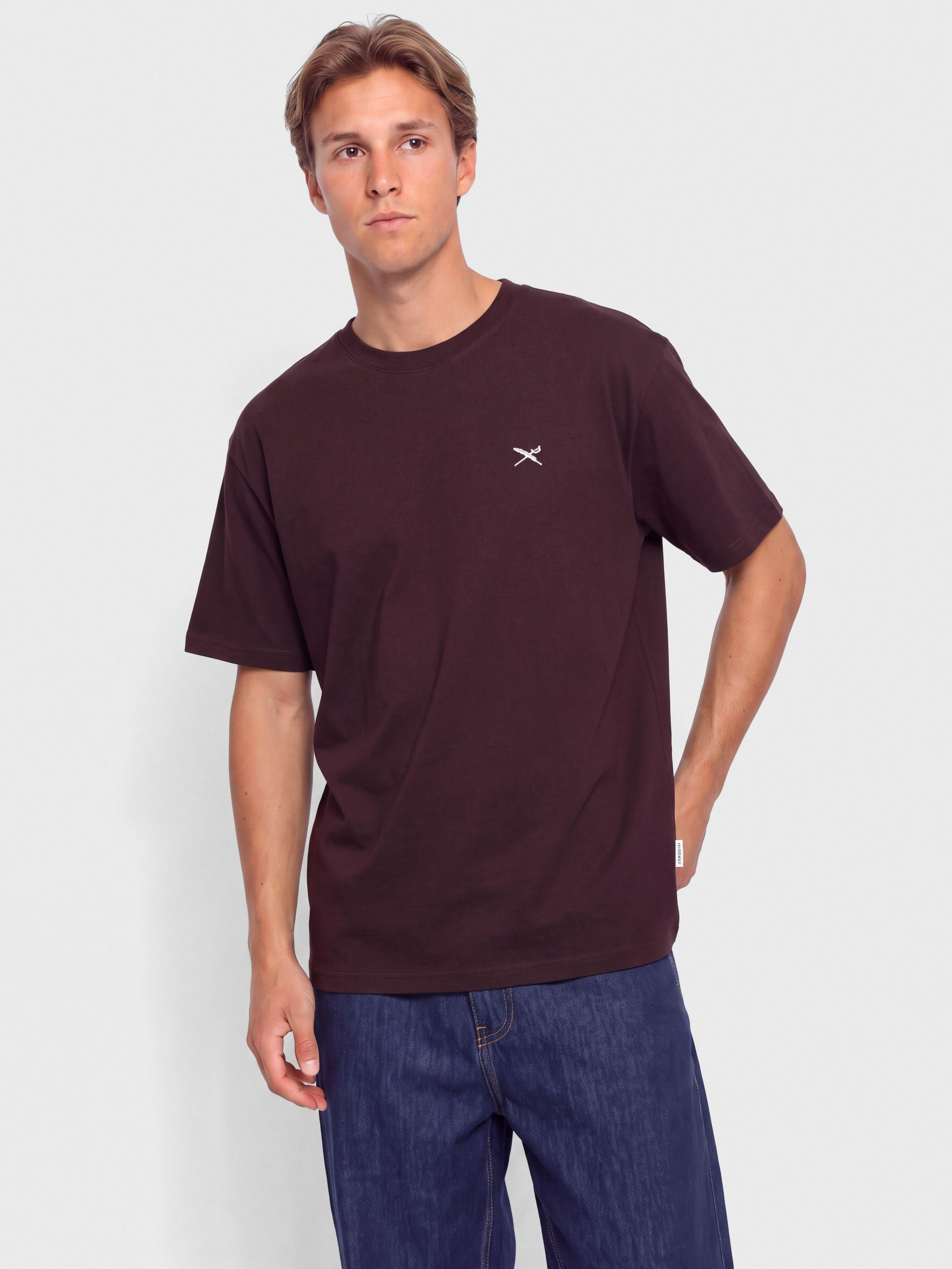Iriedaily Mini Flag Relaxed Póló (aubergine)