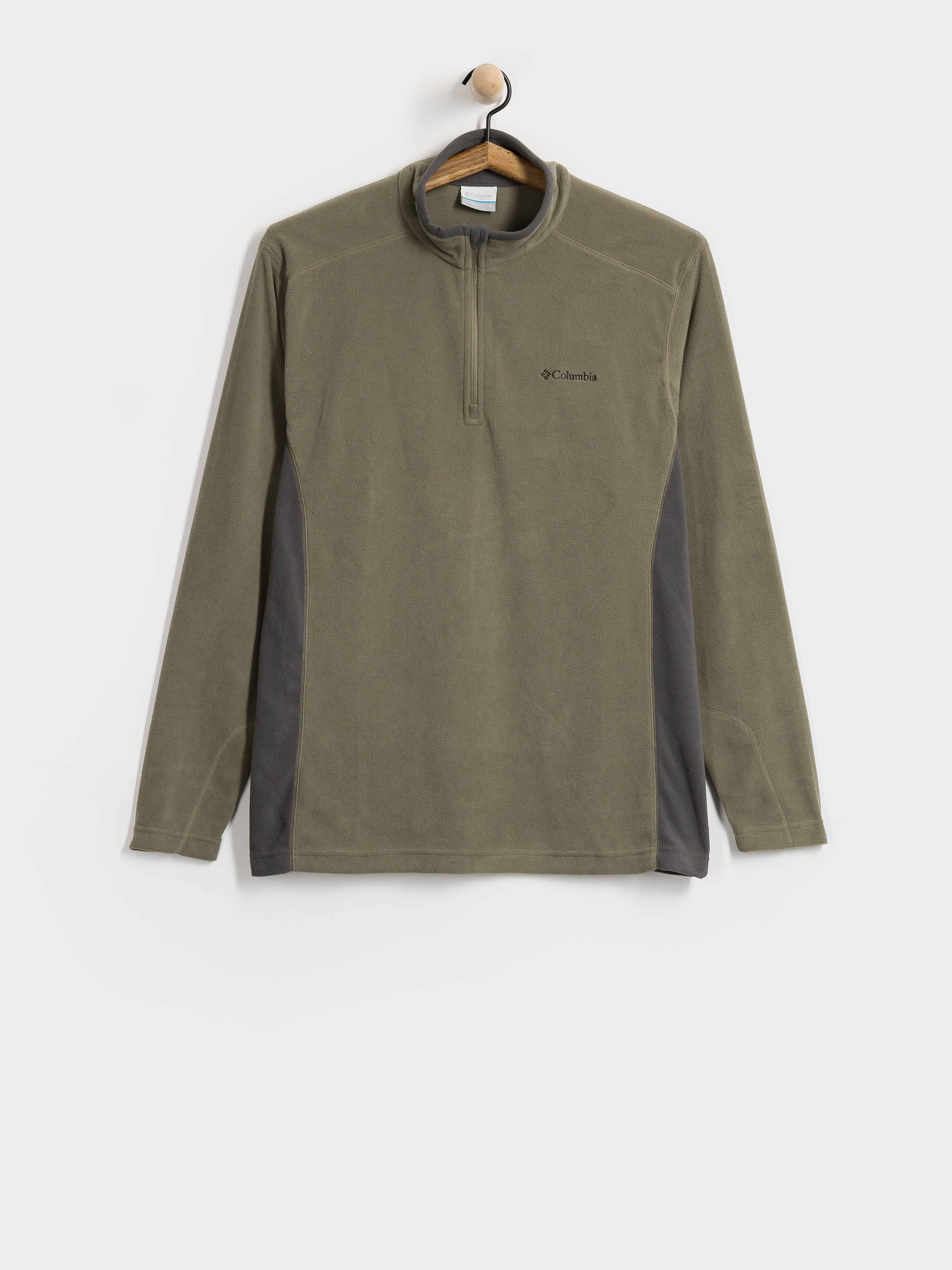 Férfi Columbia Klamath Range II Half Zip Polár pulóver (stone green/shark)