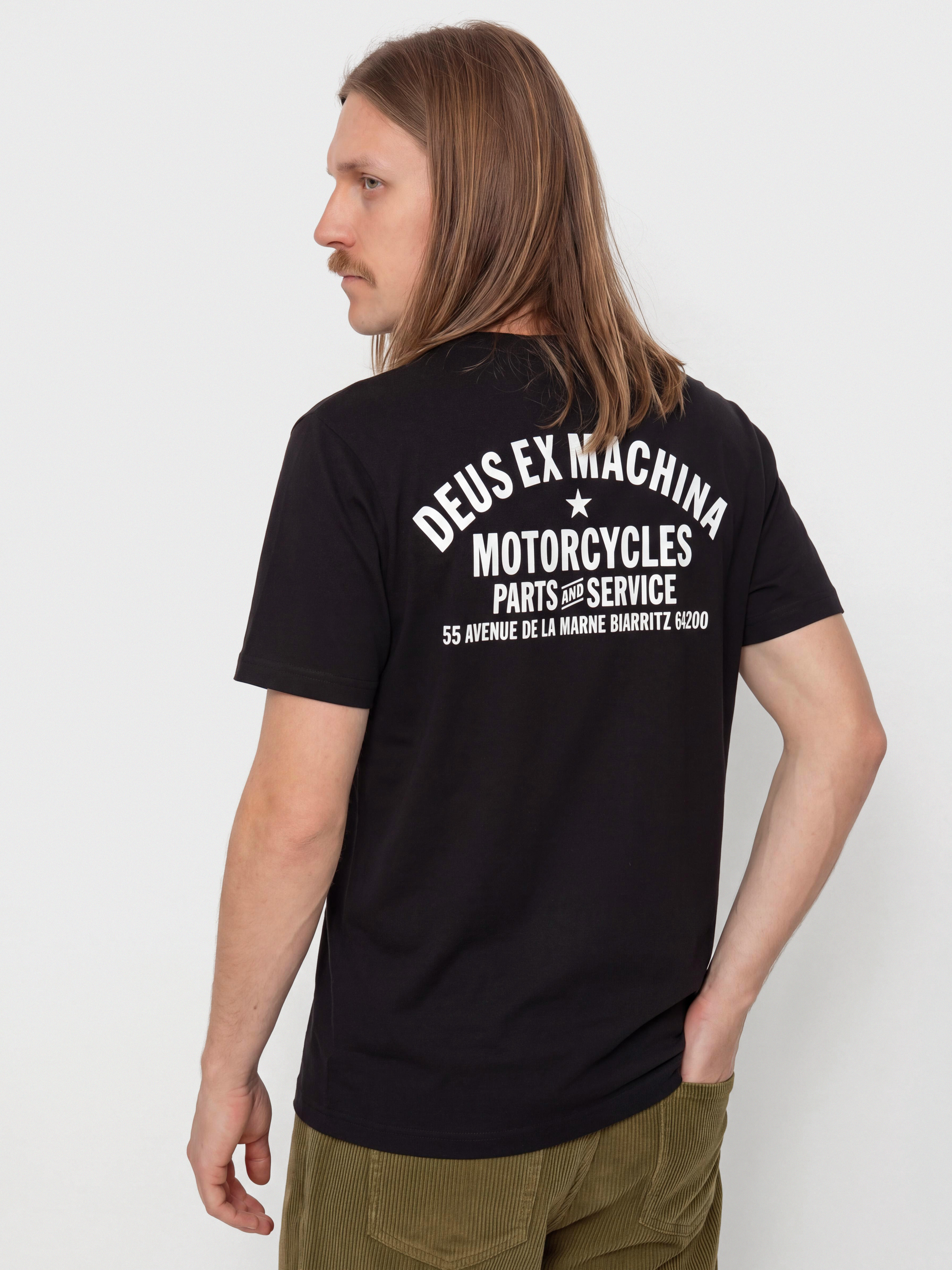 Deus Ex Machina Biarritz Address Póló (black)
