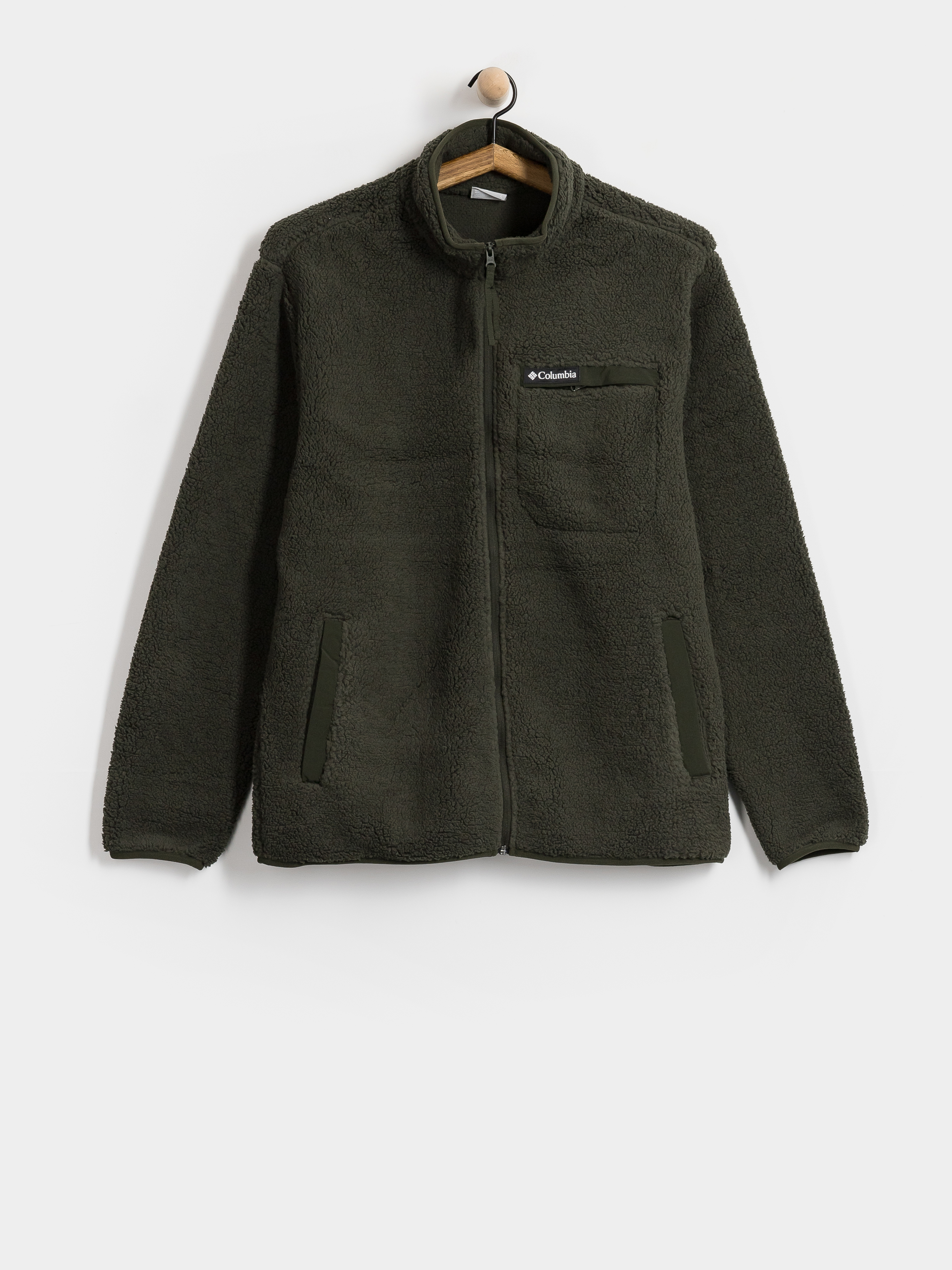 Polár pulóver Columbia Rugged Ridge High Pile Full Zip