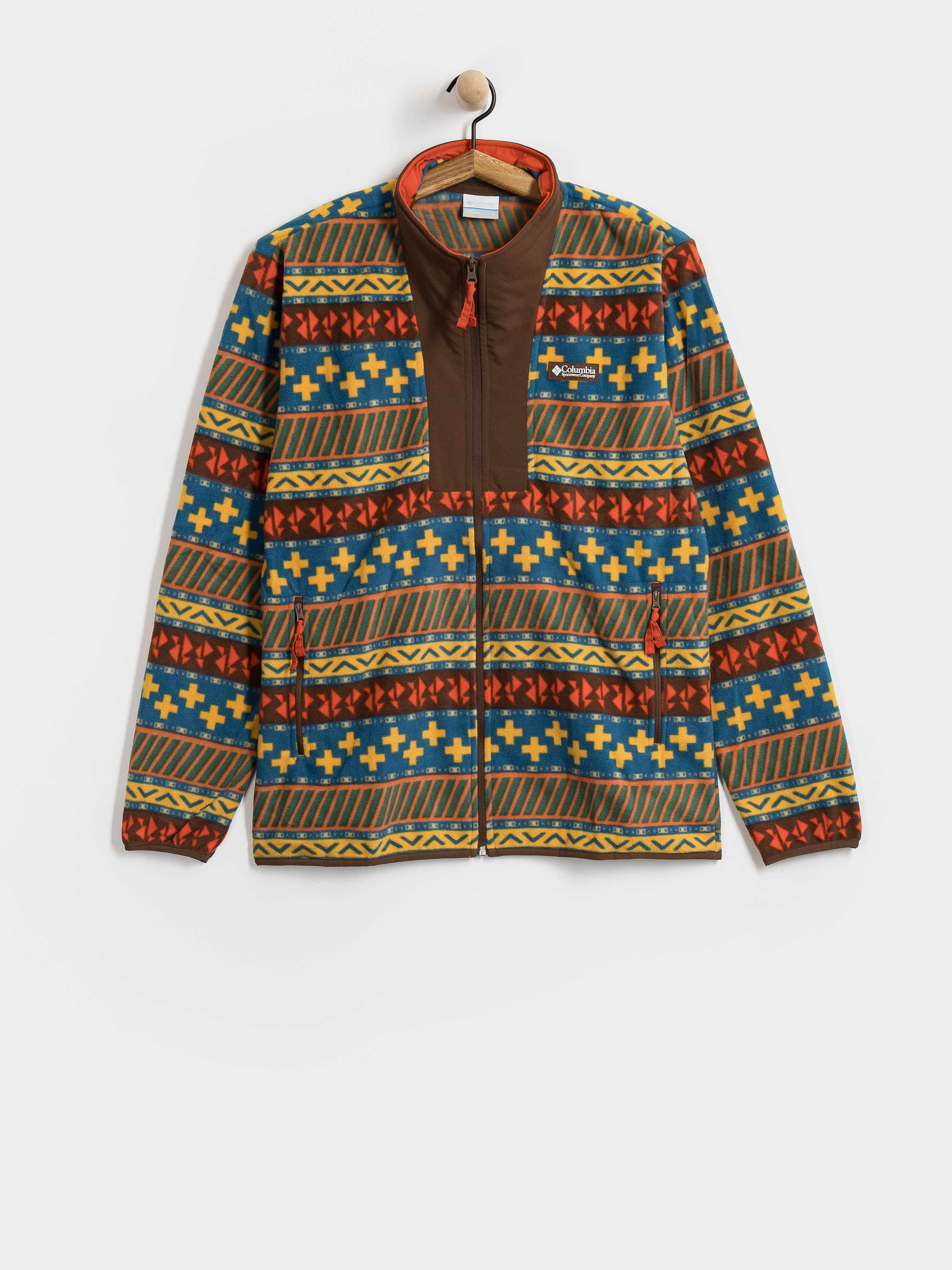Polár pulóver Columbia Sequoia Grove II Full Zip Printed