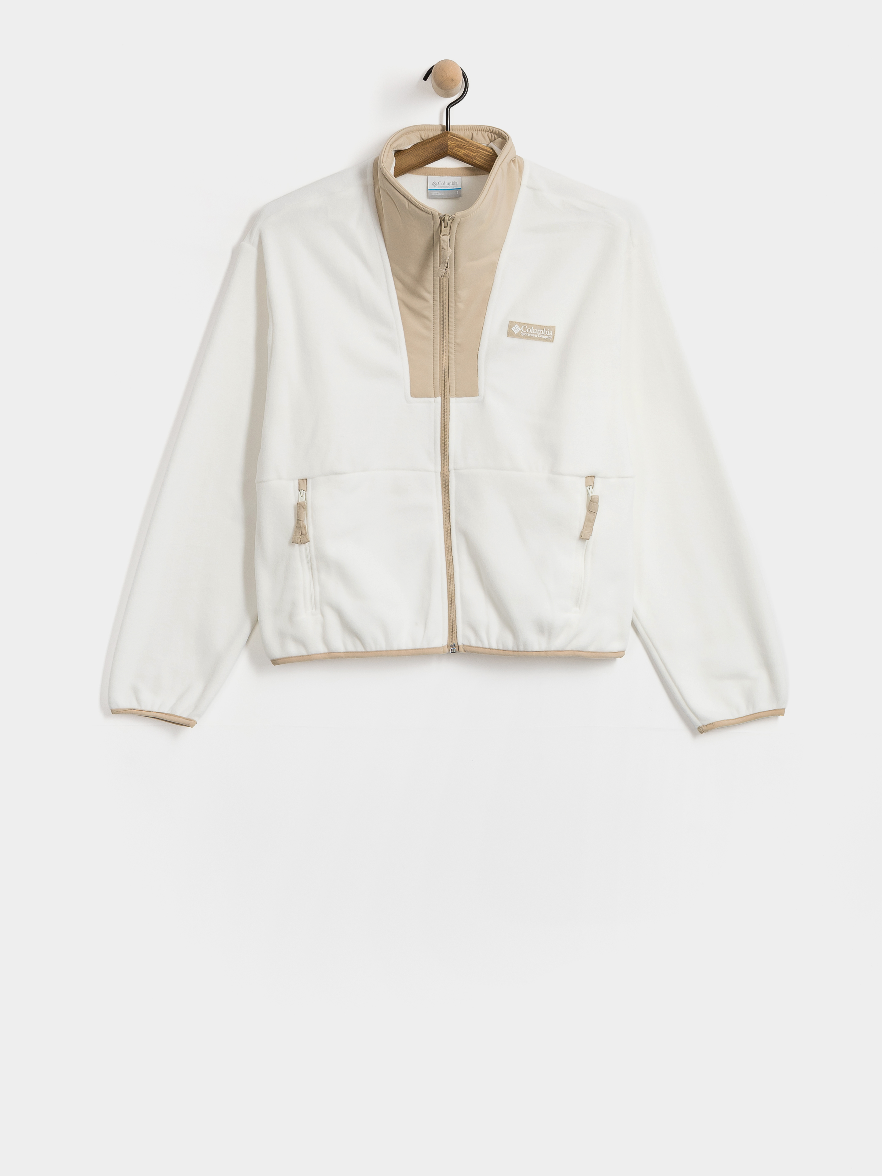 Polu00e1r pulu00f3ver Columbia Sequoia Grove II Full Zip Wmn (sea salt/ancient fossil)