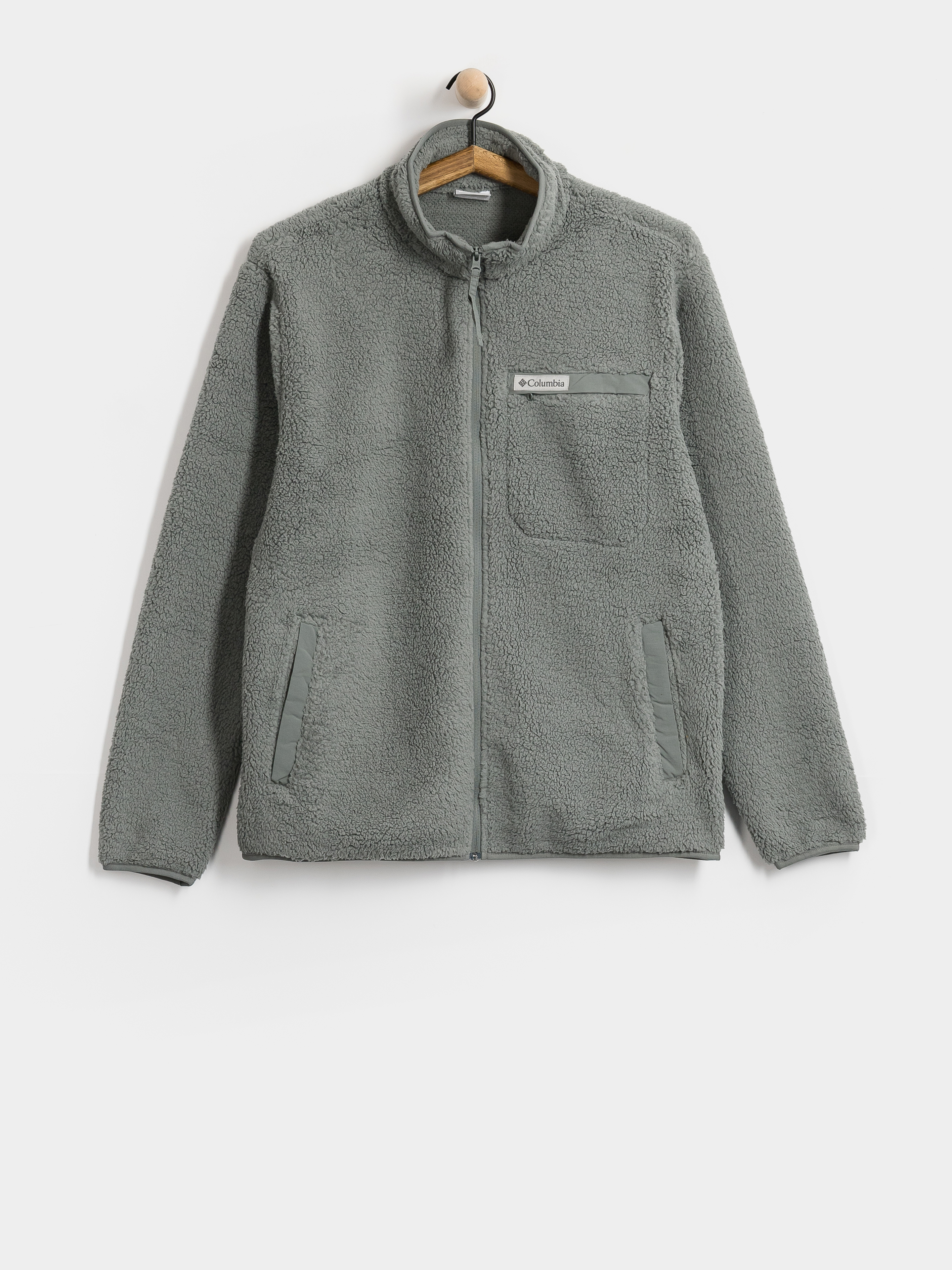 Polár pulóver Columbia Rugged Ridge High Pile Full Zip