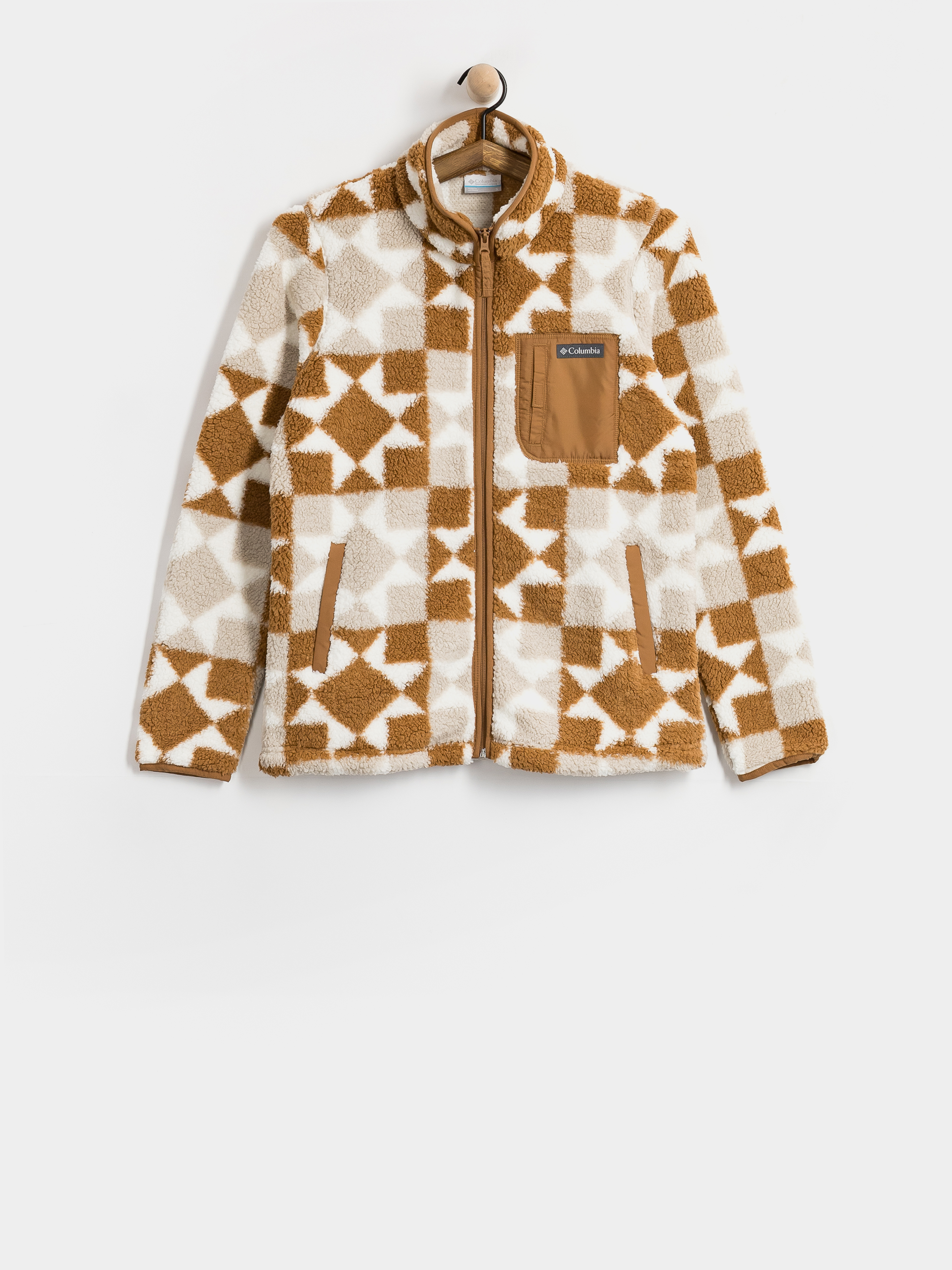 Polár pulóver Columbia West Bend Print Full Zip II Wmn