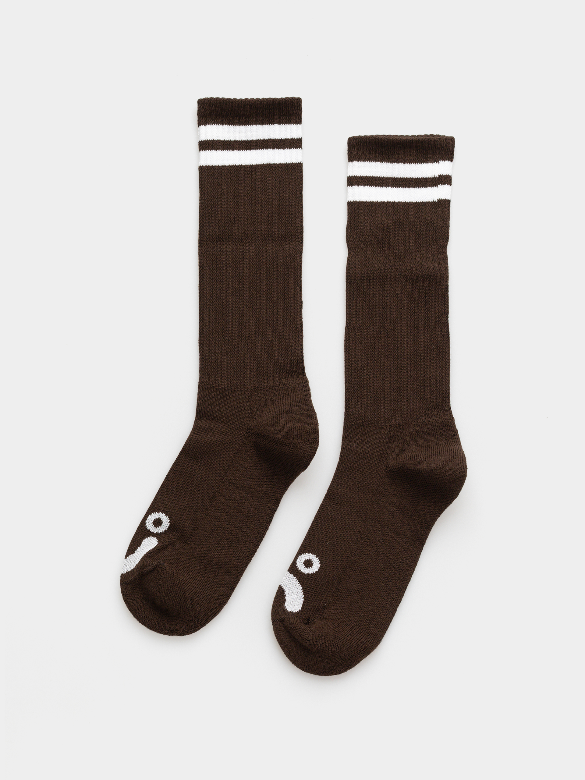 Polar Skate Long Happy Sad Zokni (brown/white)