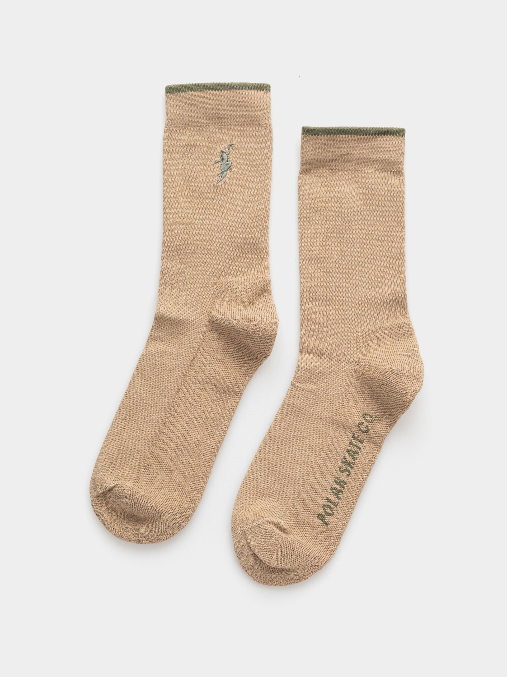 Polar Skate No Complies Forever Zokni (beige/olive)