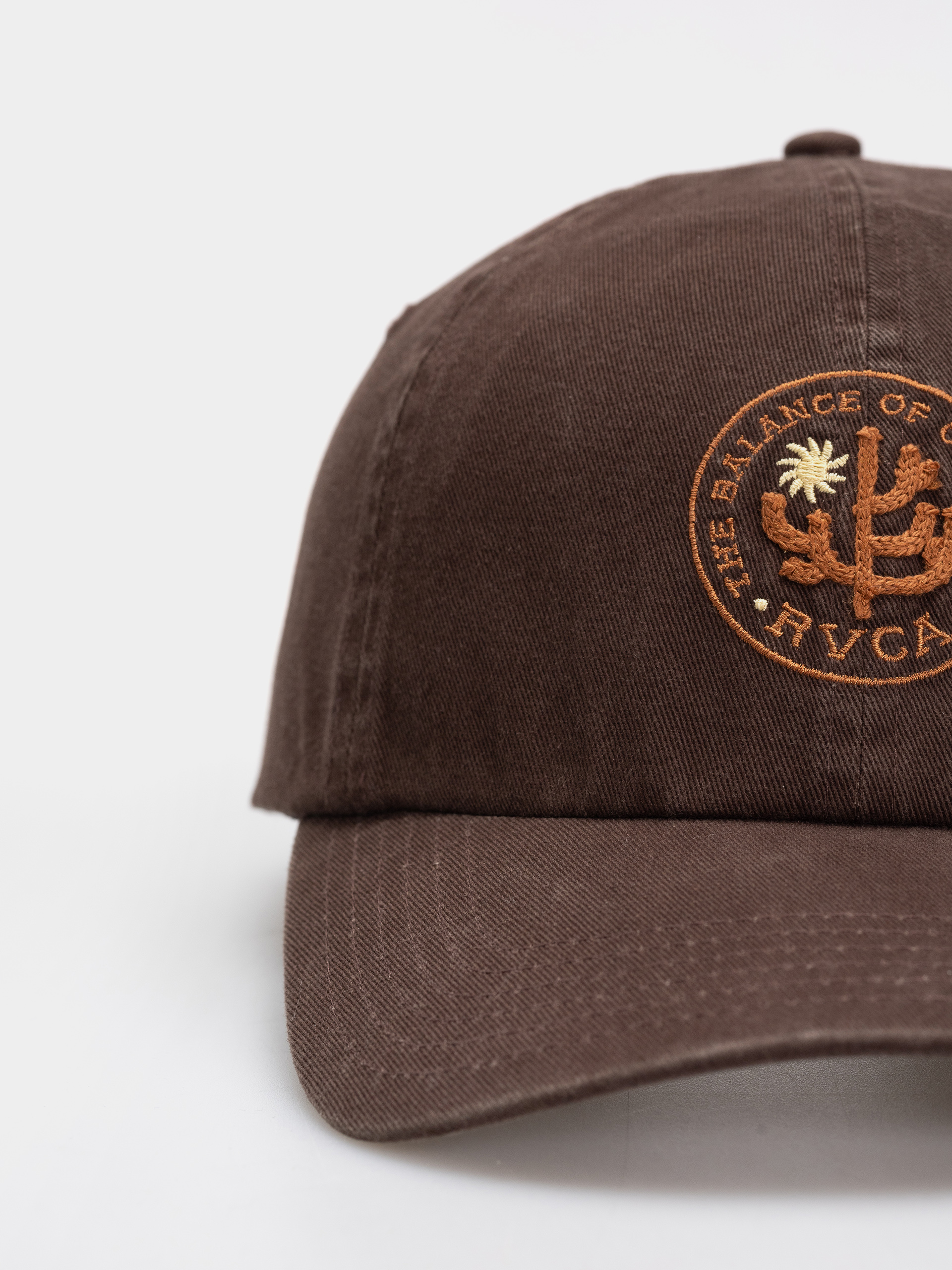 RVCA Sanctum Dad Cap Baseball sapka (chocolate)