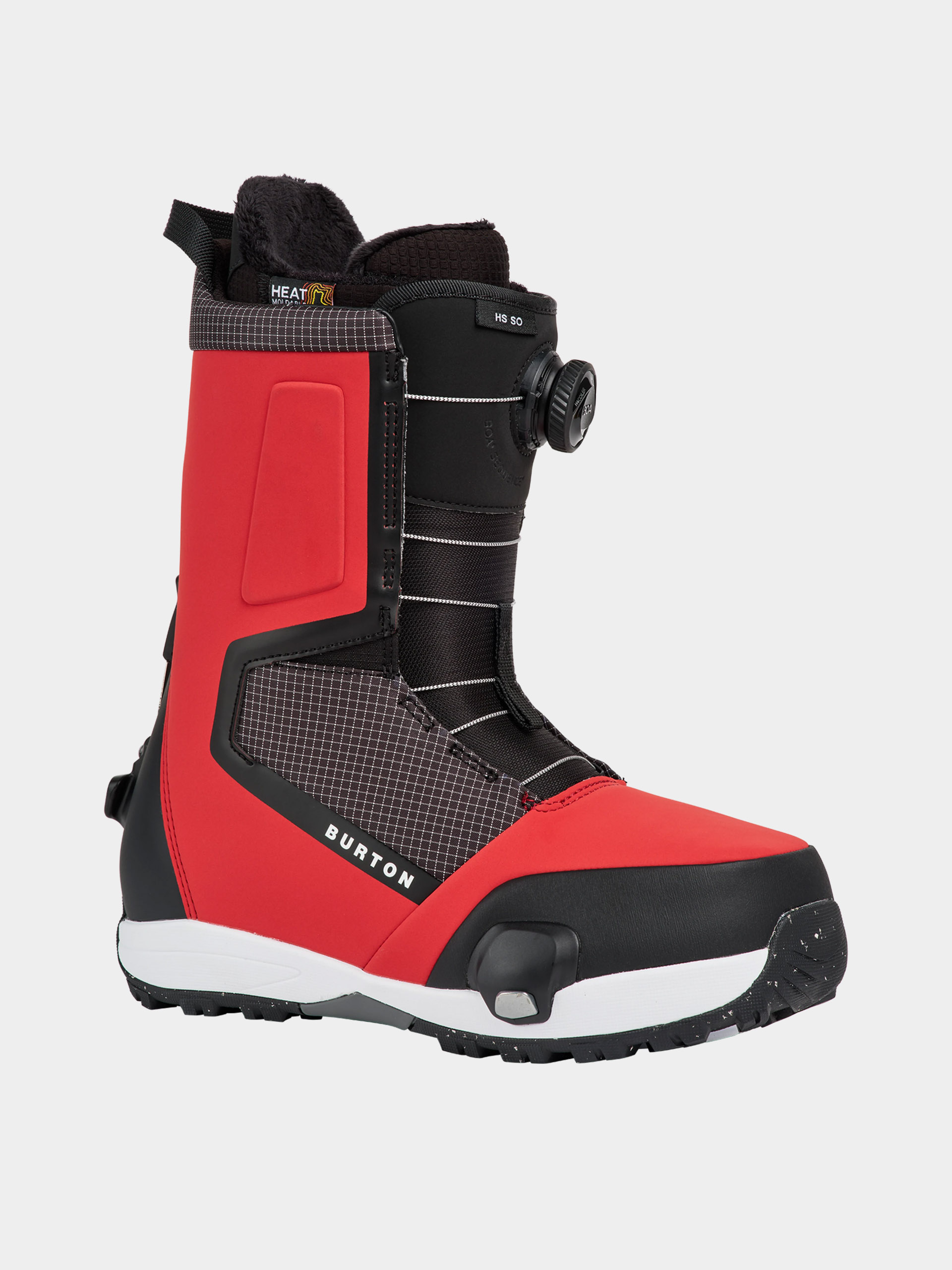 Snowboard cipu0151k Burton Highshot Step On (geranium red grid/black)