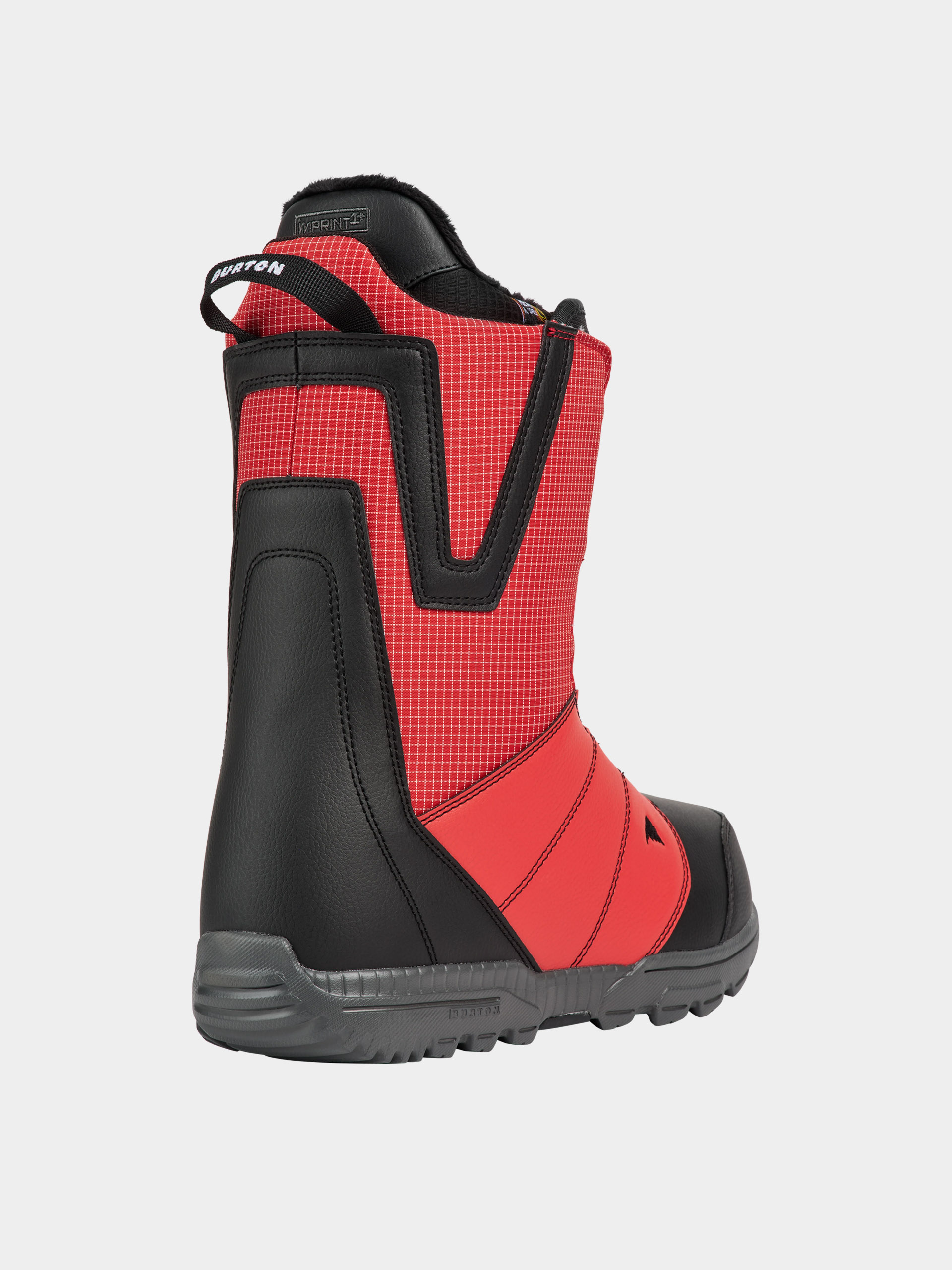 Férfi Snowboard cipők Burton Moto Boa (geranium red/black)