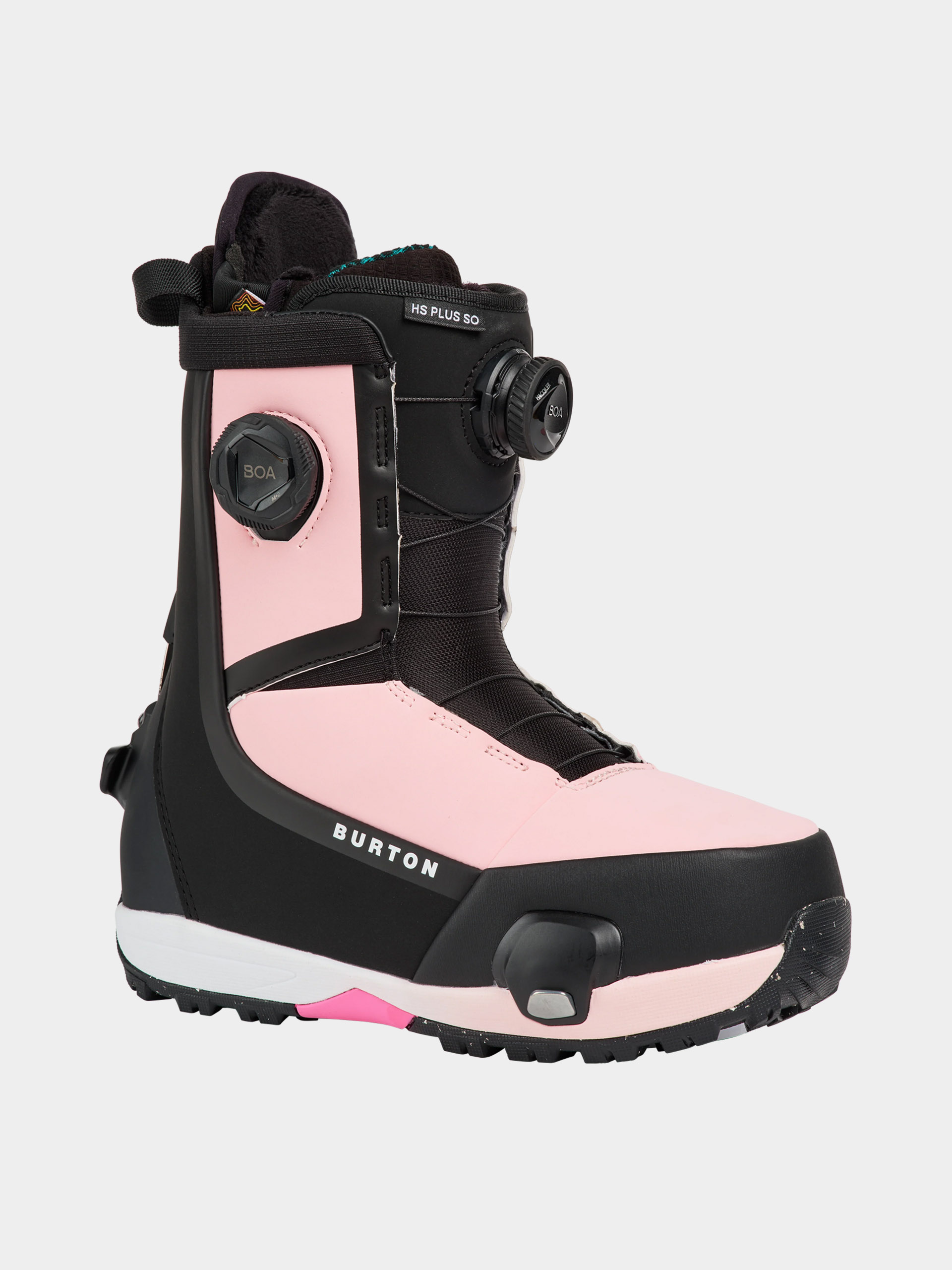 Női Snowboard cipők Burton Highshot Plus Step On (black/pink)