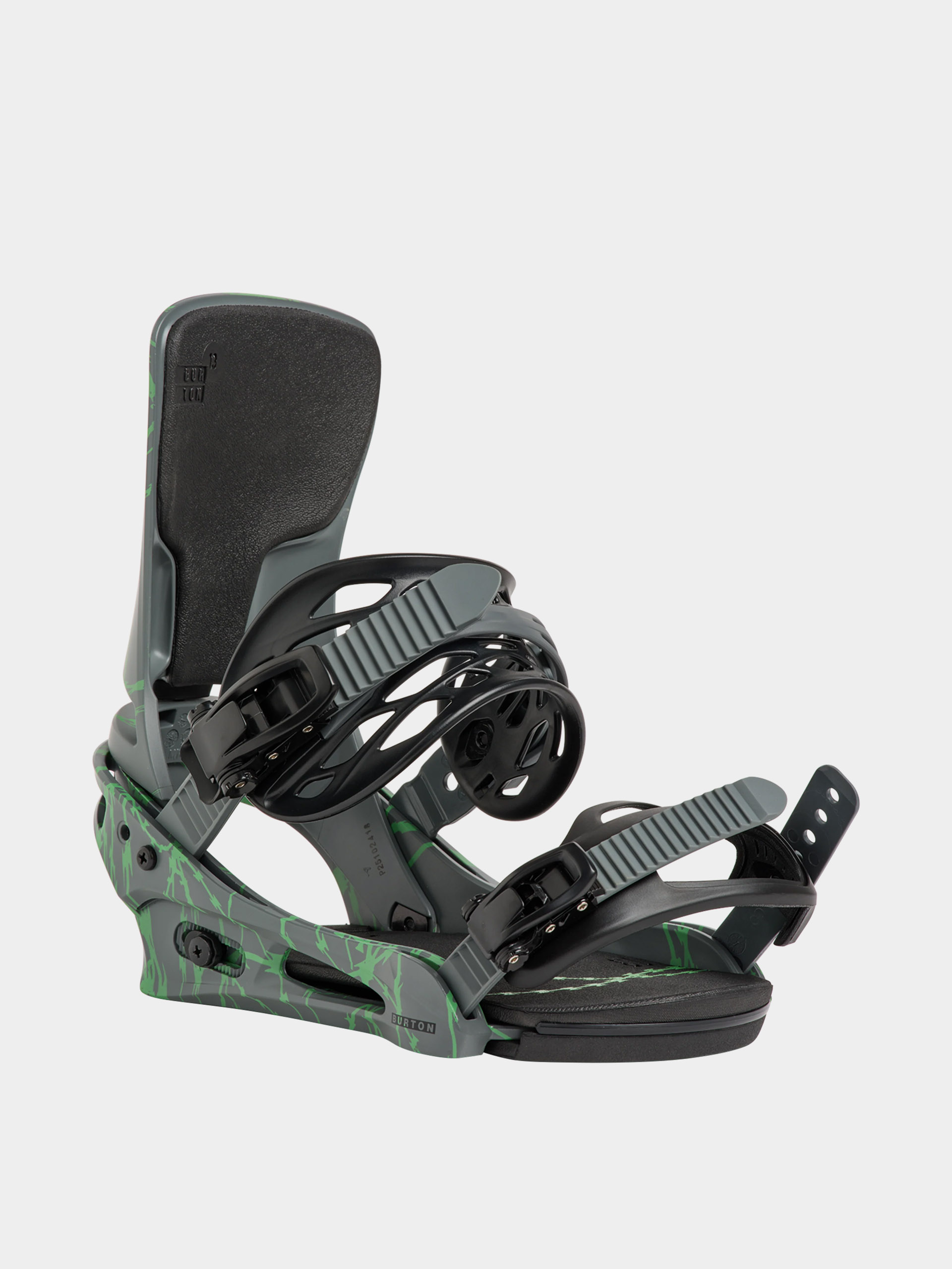 Férfi Snowboard kötés Burton Cartel Re:Flex (gray/green voltage)