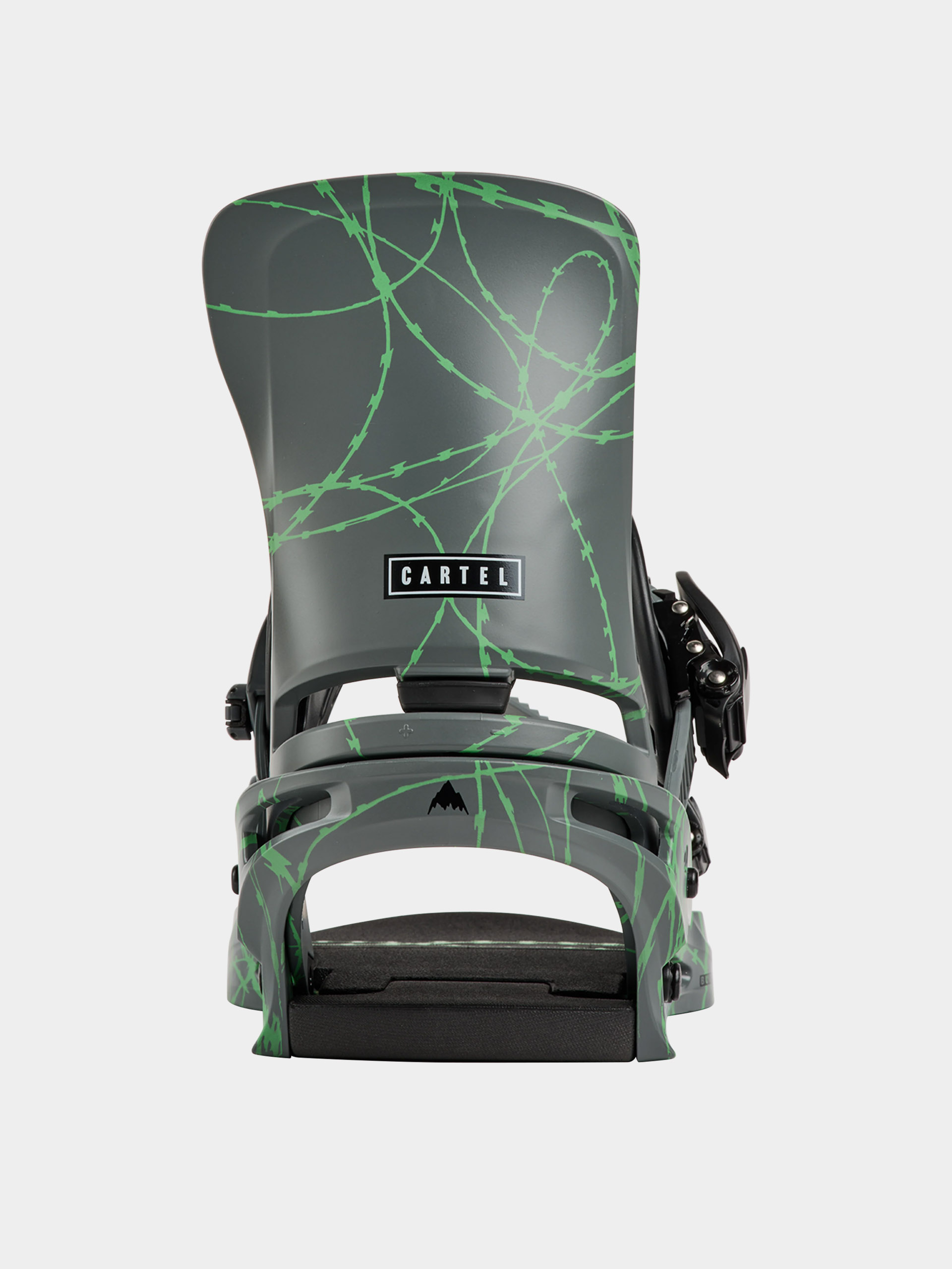 Férfi Snowboard kötés Burton Cartel Re:Flex (gray/green voltage)