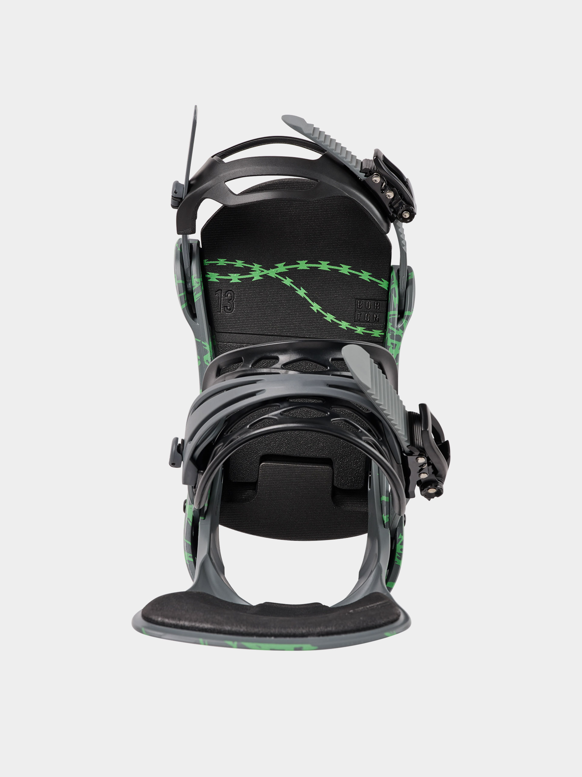 Férfi Snowboard kötés Burton Cartel Re:Flex (gray/green voltage)