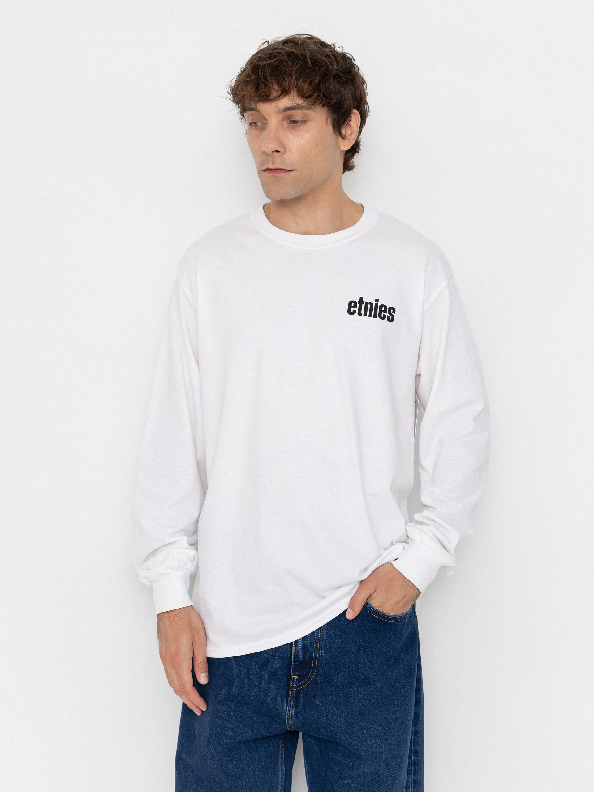 Etnies Wordmark Hosszú ujjú felső (white/black)