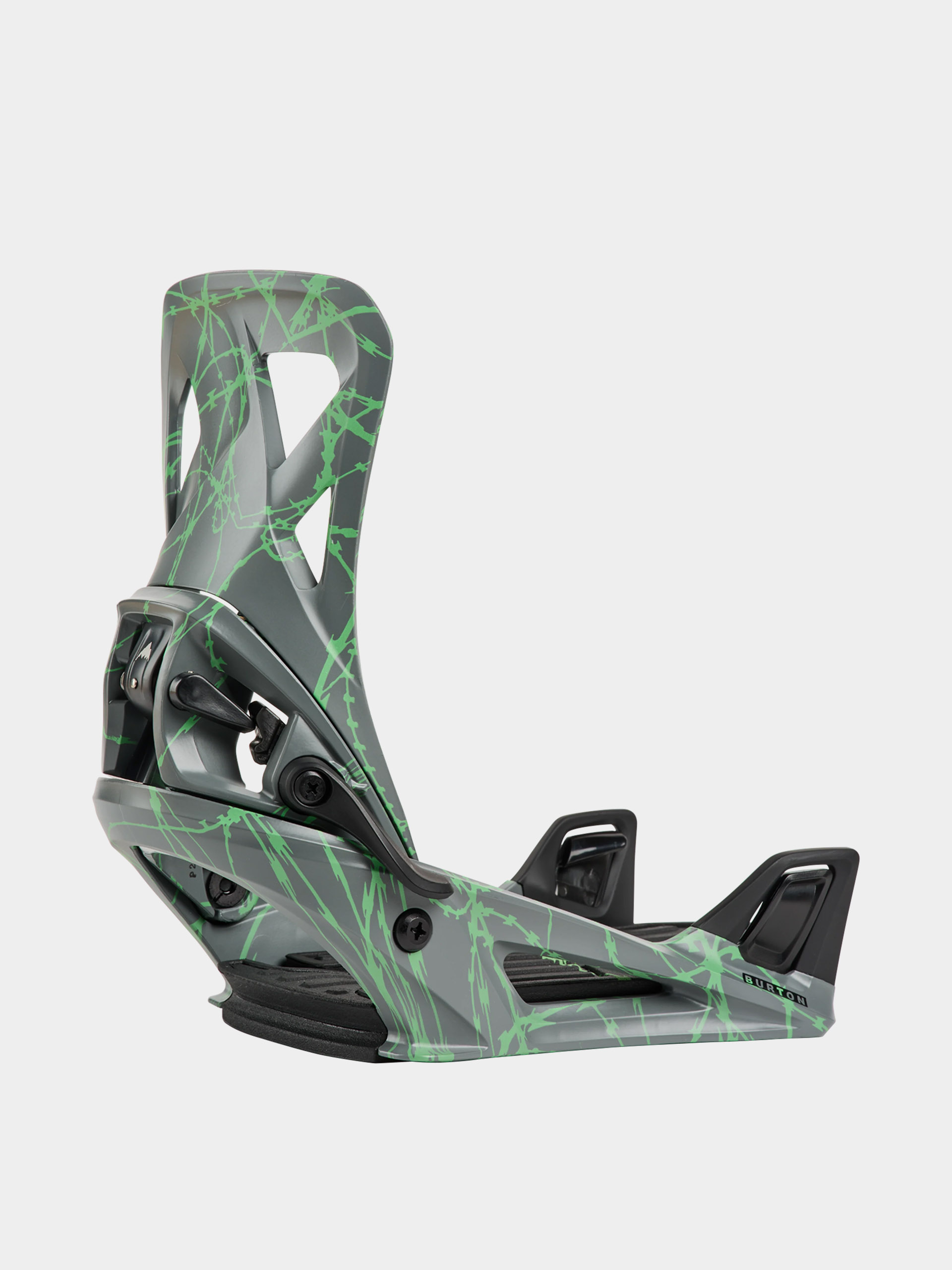 Férfi Snowboard kötés Burton Step On Re:Flex (gray/green voltage)