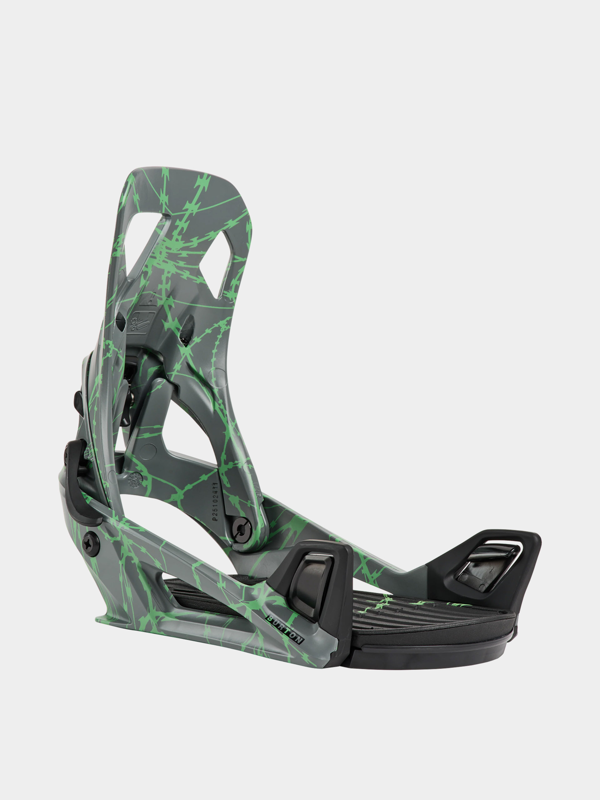 Férfi Snowboard kötés Burton Step On Re:Flex (gray/green voltage)