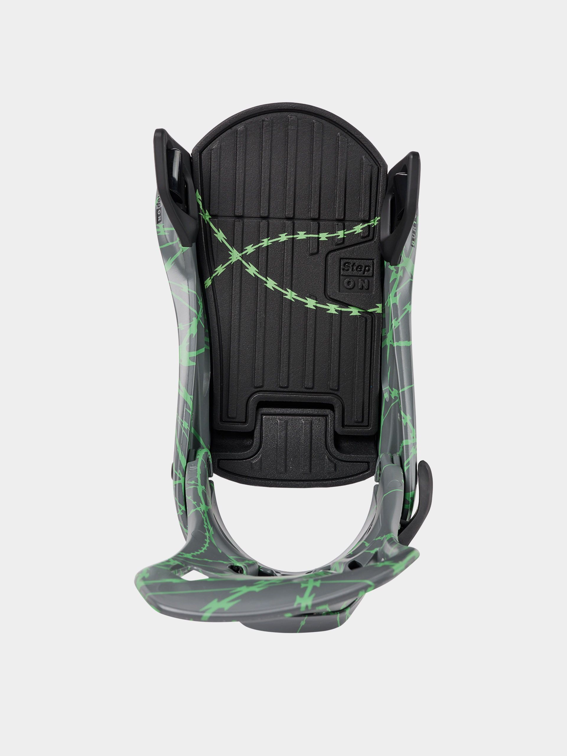 Férfi Snowboard kötés Burton Step On Re:Flex (gray/green voltage)