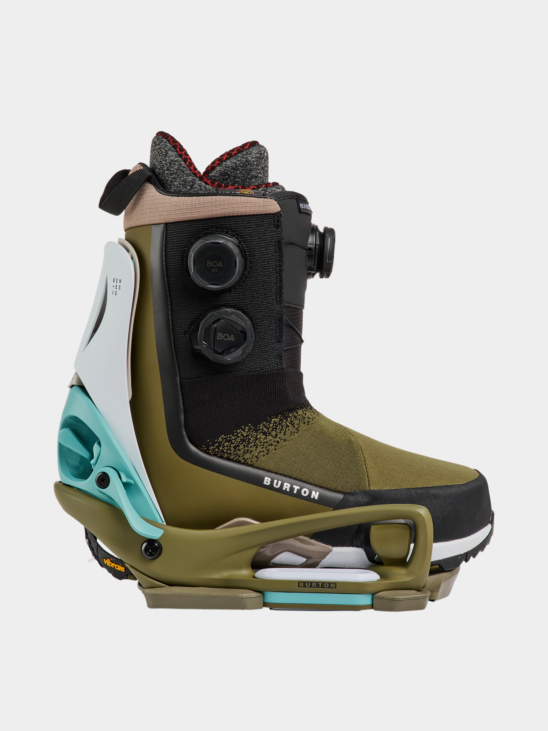 Férfi Snowboard kötés Burton Step On Genesis Est (white/dried moss)