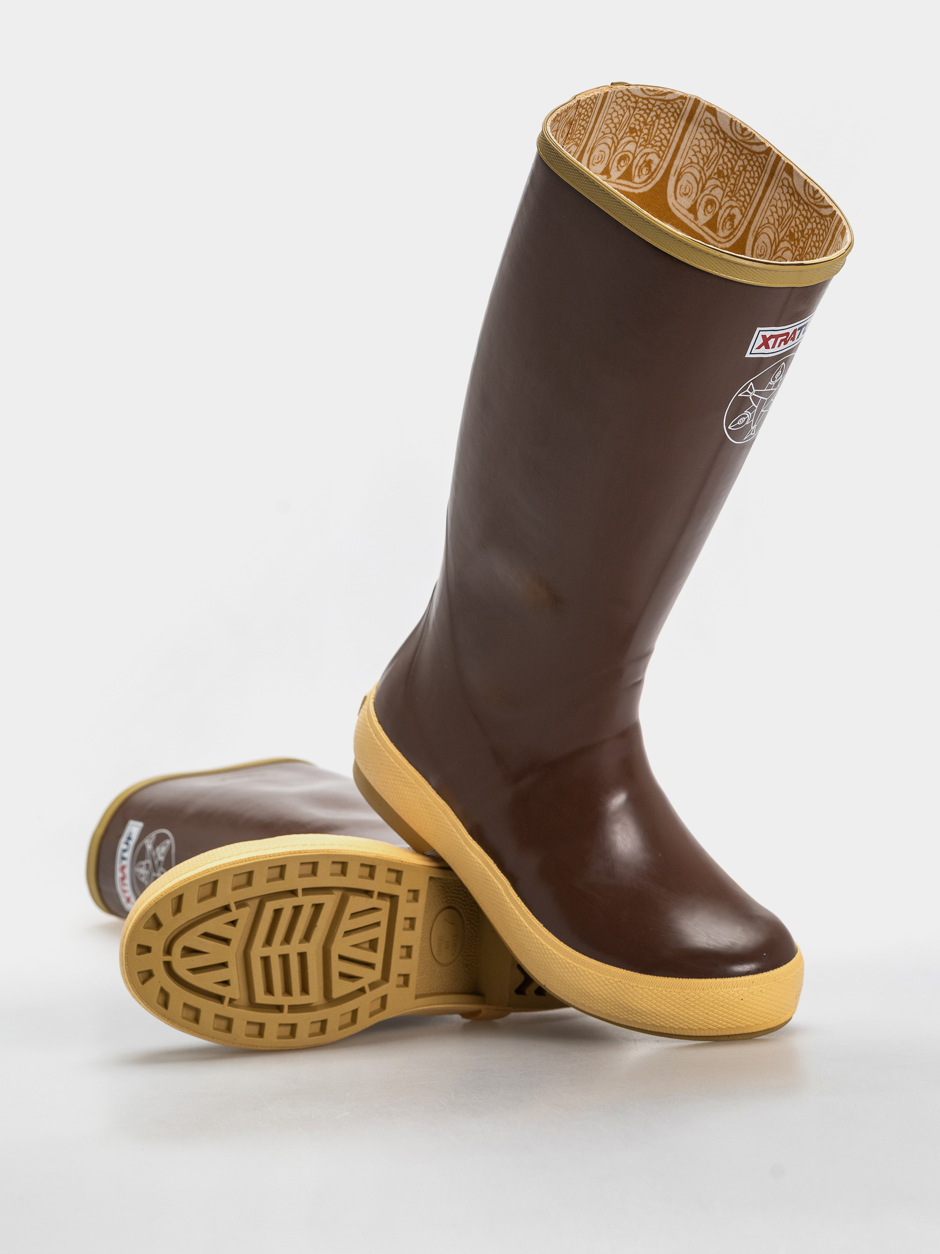 Xtratuf Salmon Sisters 15 Legacy Boot Wmn Cipők (brown tin fish)