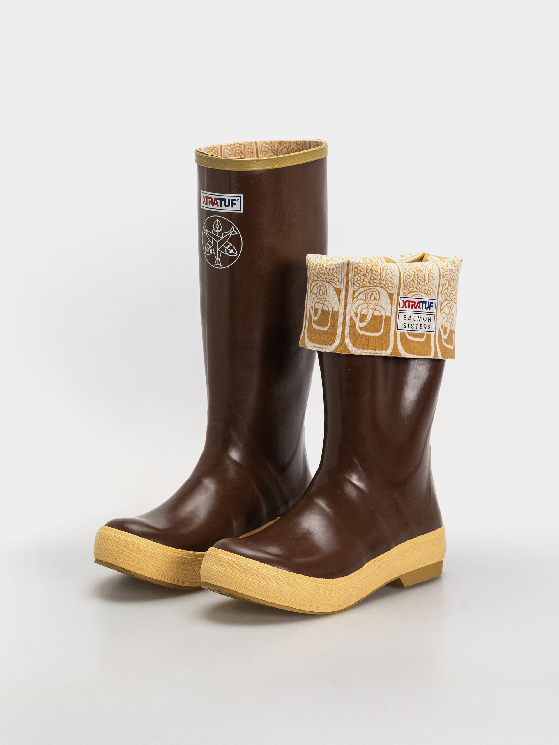 Xtratuf Salmon Sisters 15 Legacy Boot Wmn Cipők (brown tin fish)