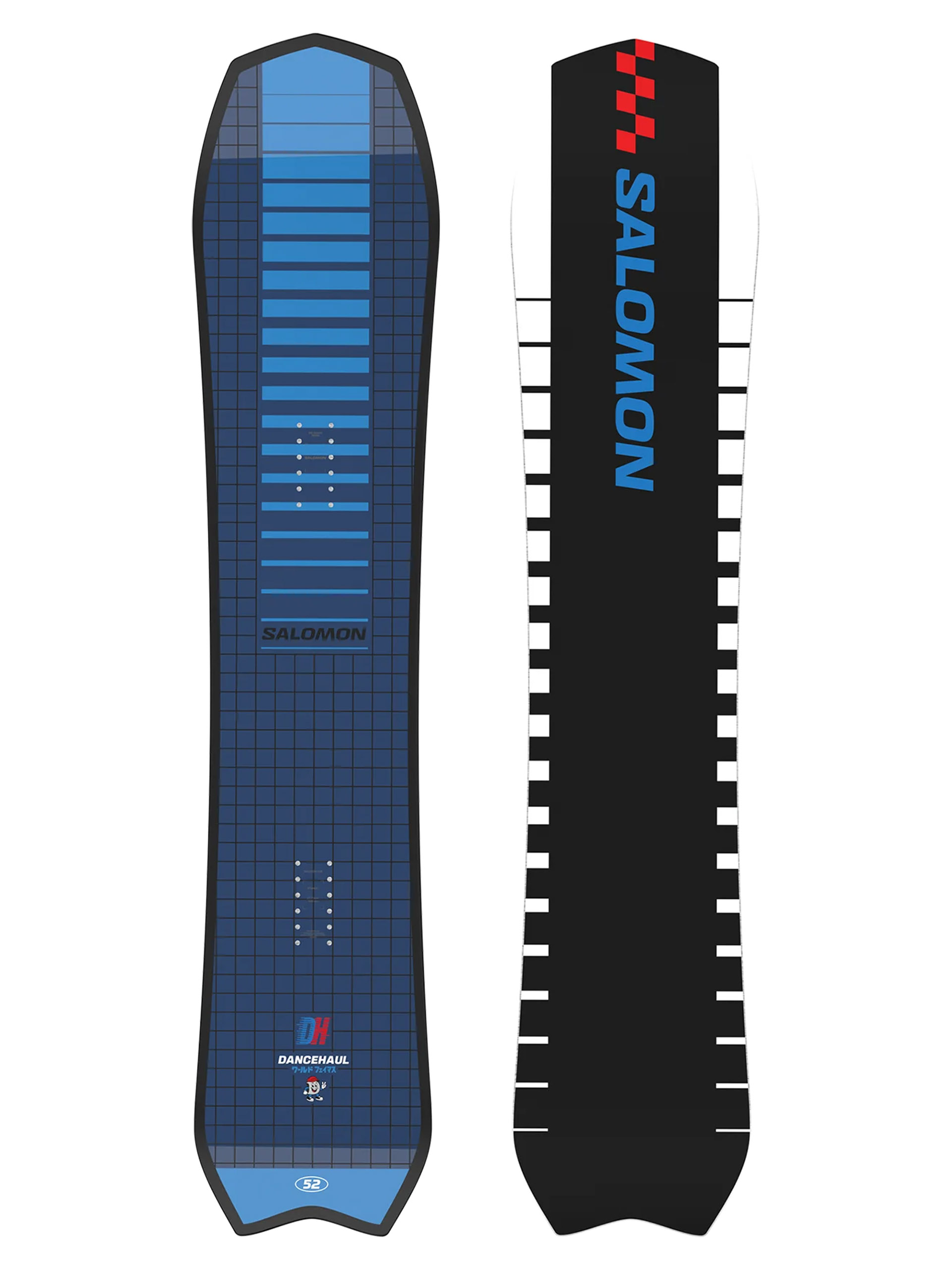 Snowboard Salomon Dancehaul (black/white/blue)