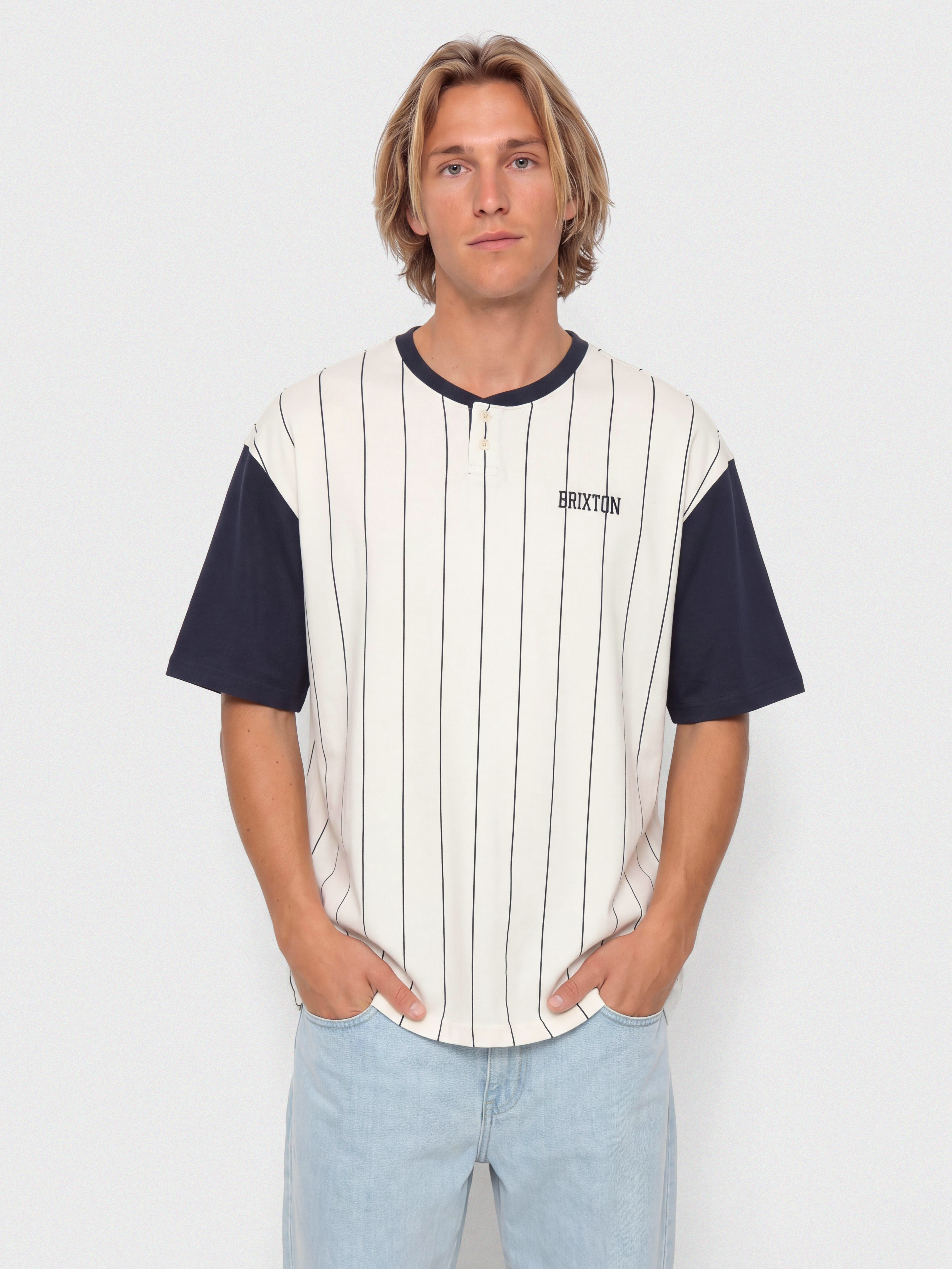 Brixton T-Shirt Boxy Baseball Póló
