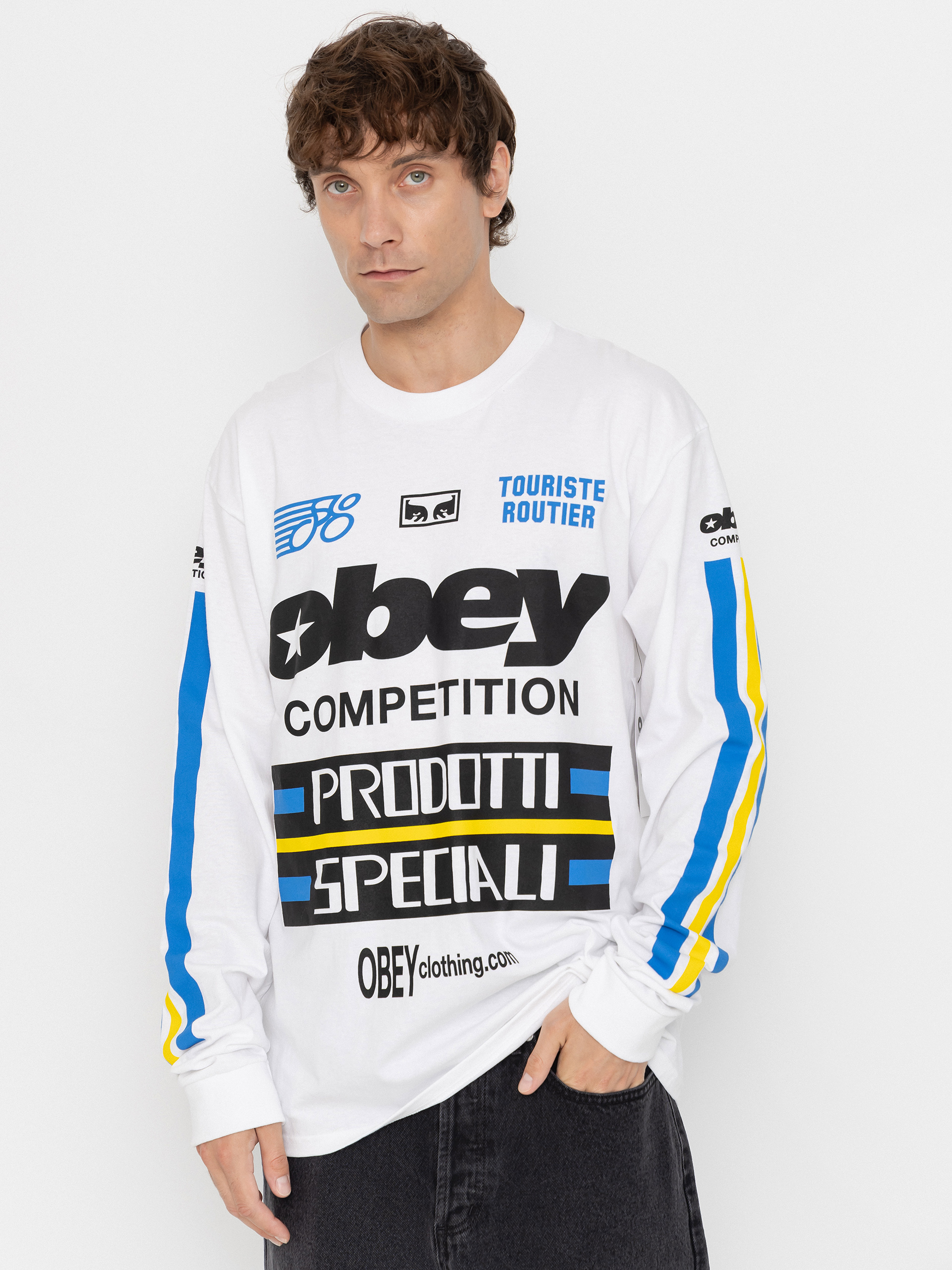 OBEY Competition Hosszu00fa ujju00fa felsu0151 (white)