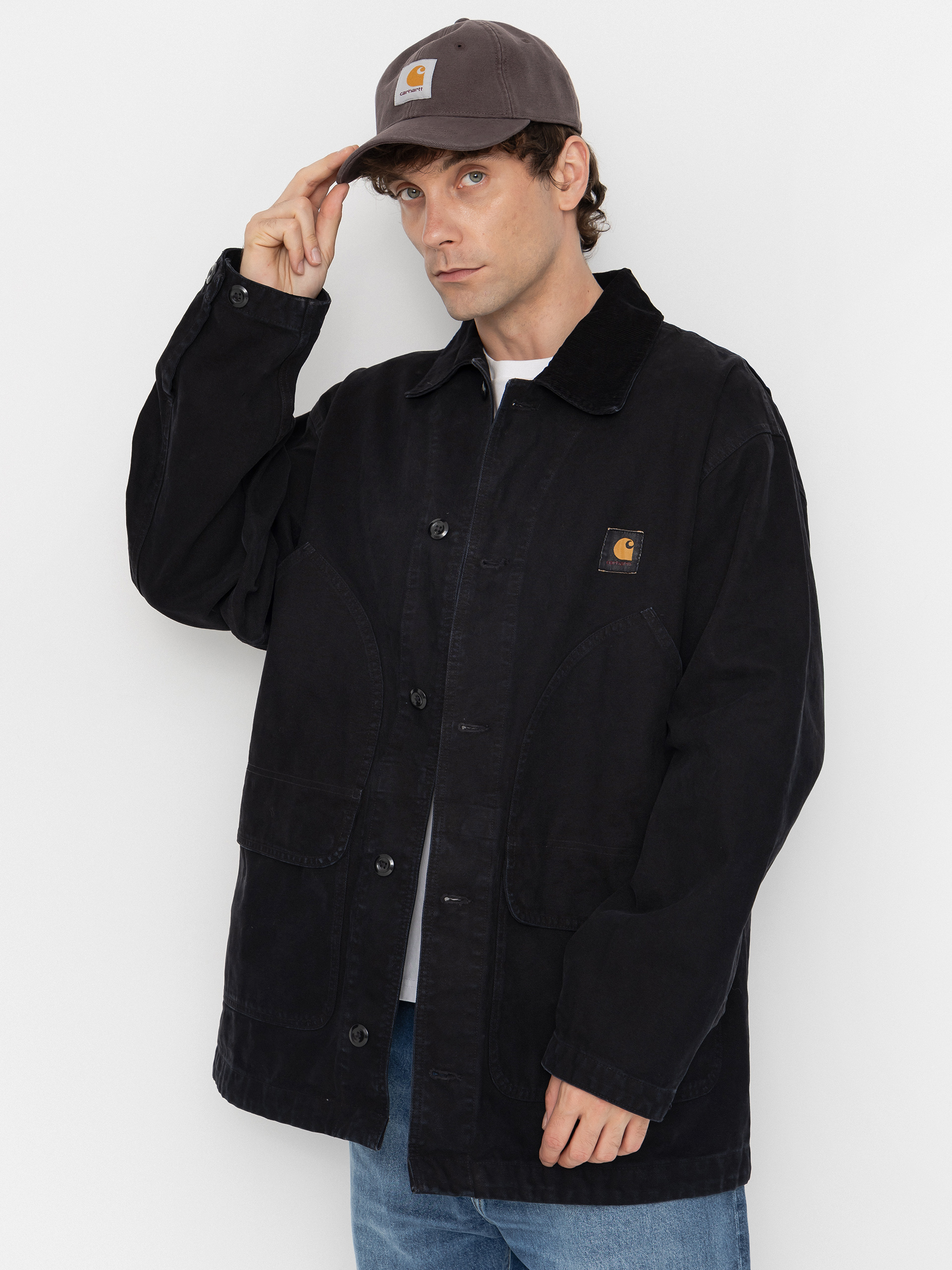 Dzseki Carhartt WIP Prescott Coat (black/black)
