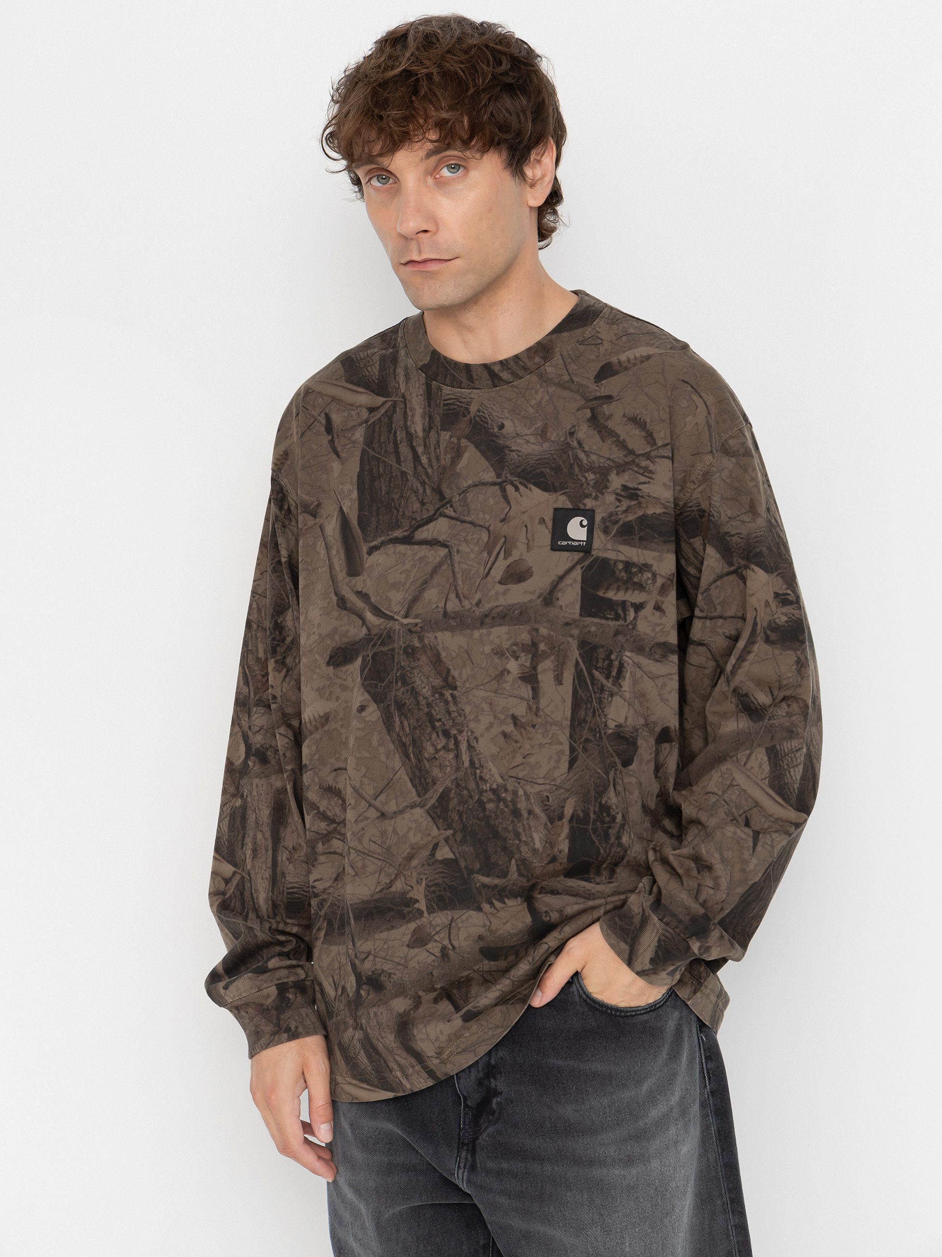 Hosszú ujjú felső Carhartt WIP Feather Tree
