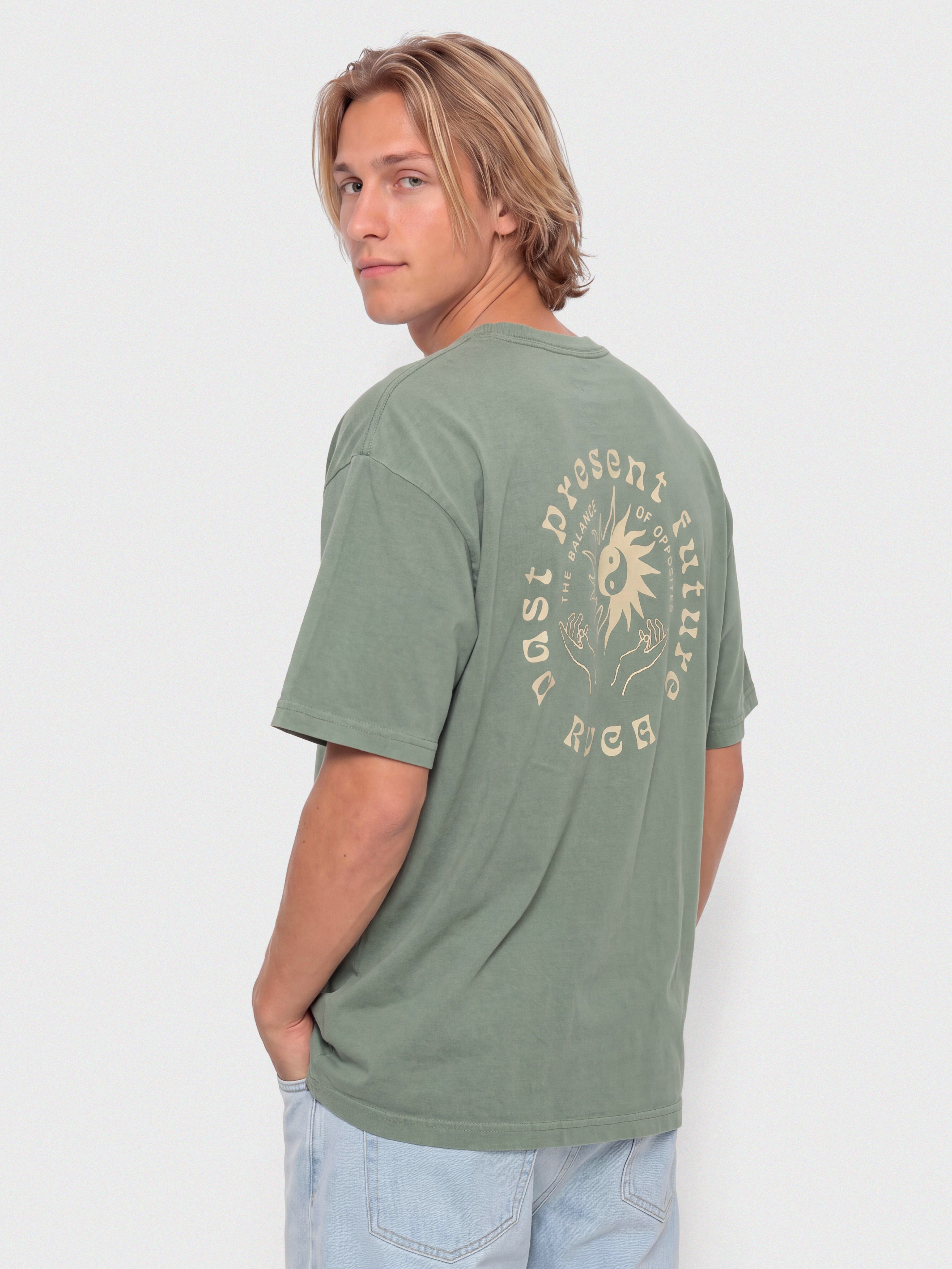 RVCA Stable Póló (balsam green)