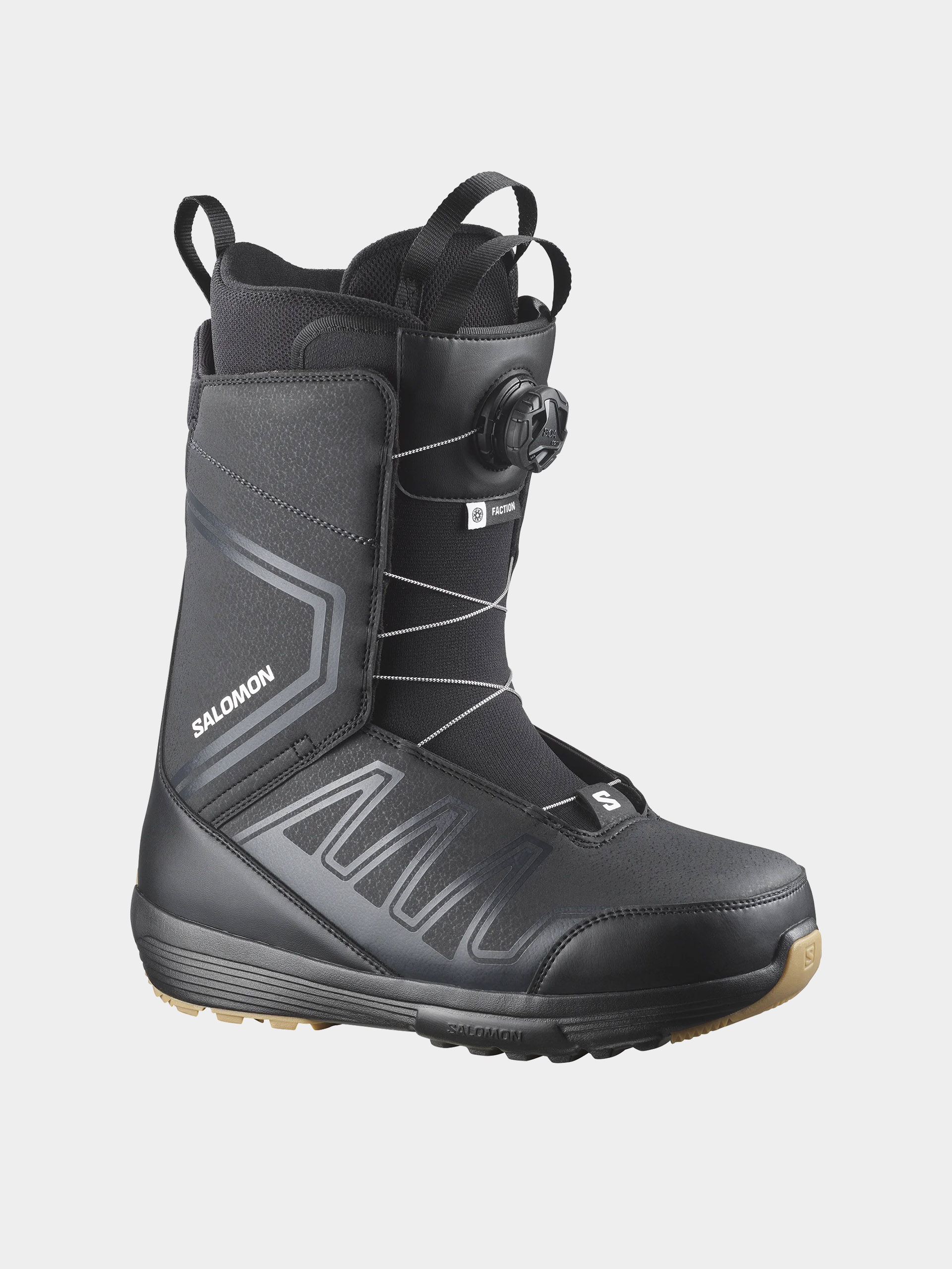 Férfi Snowboard cipők Salomon Faction Boa (black/black)