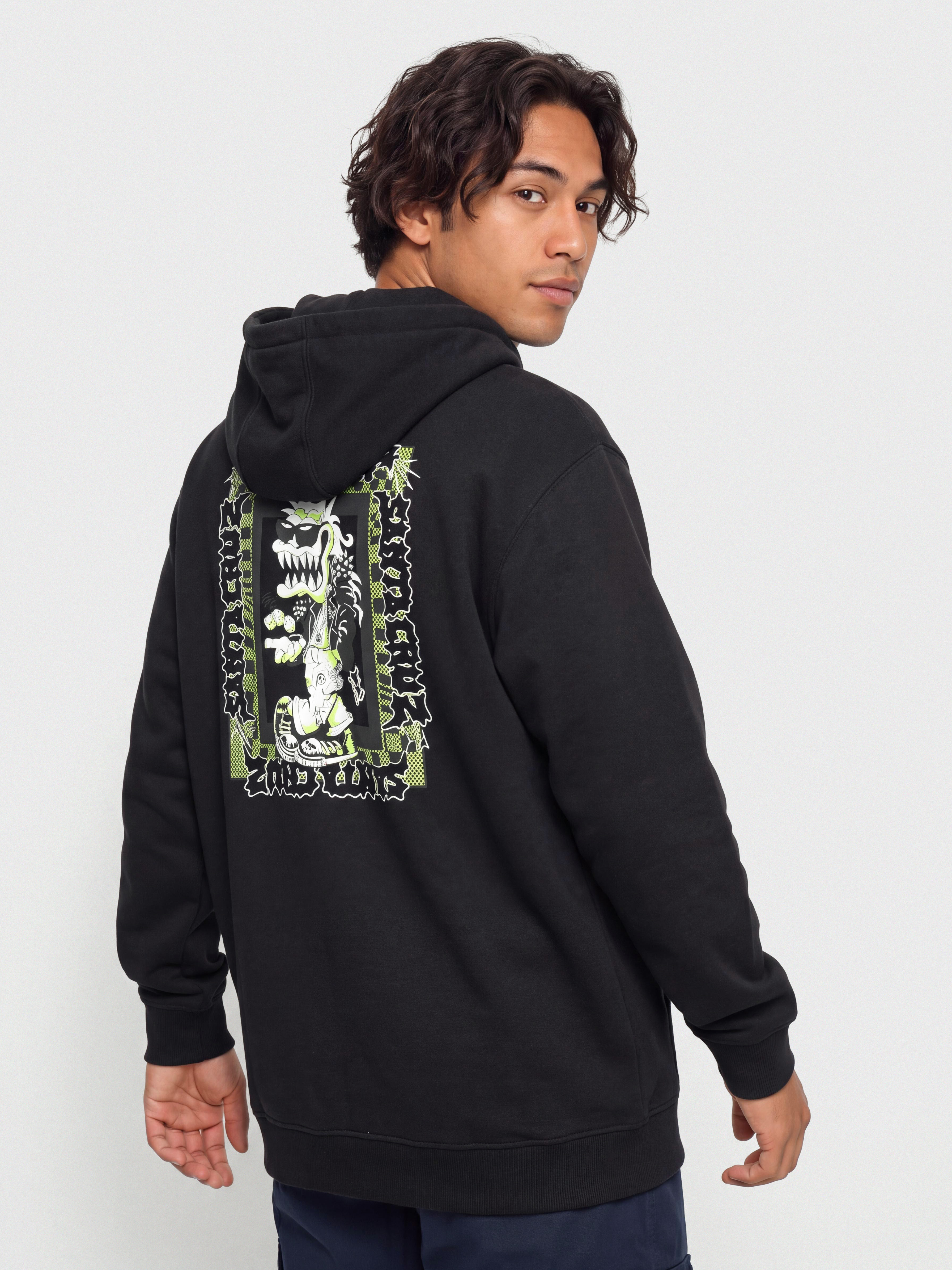Kapucnis pulóver Santa Cruz Punk Gremlin HD
