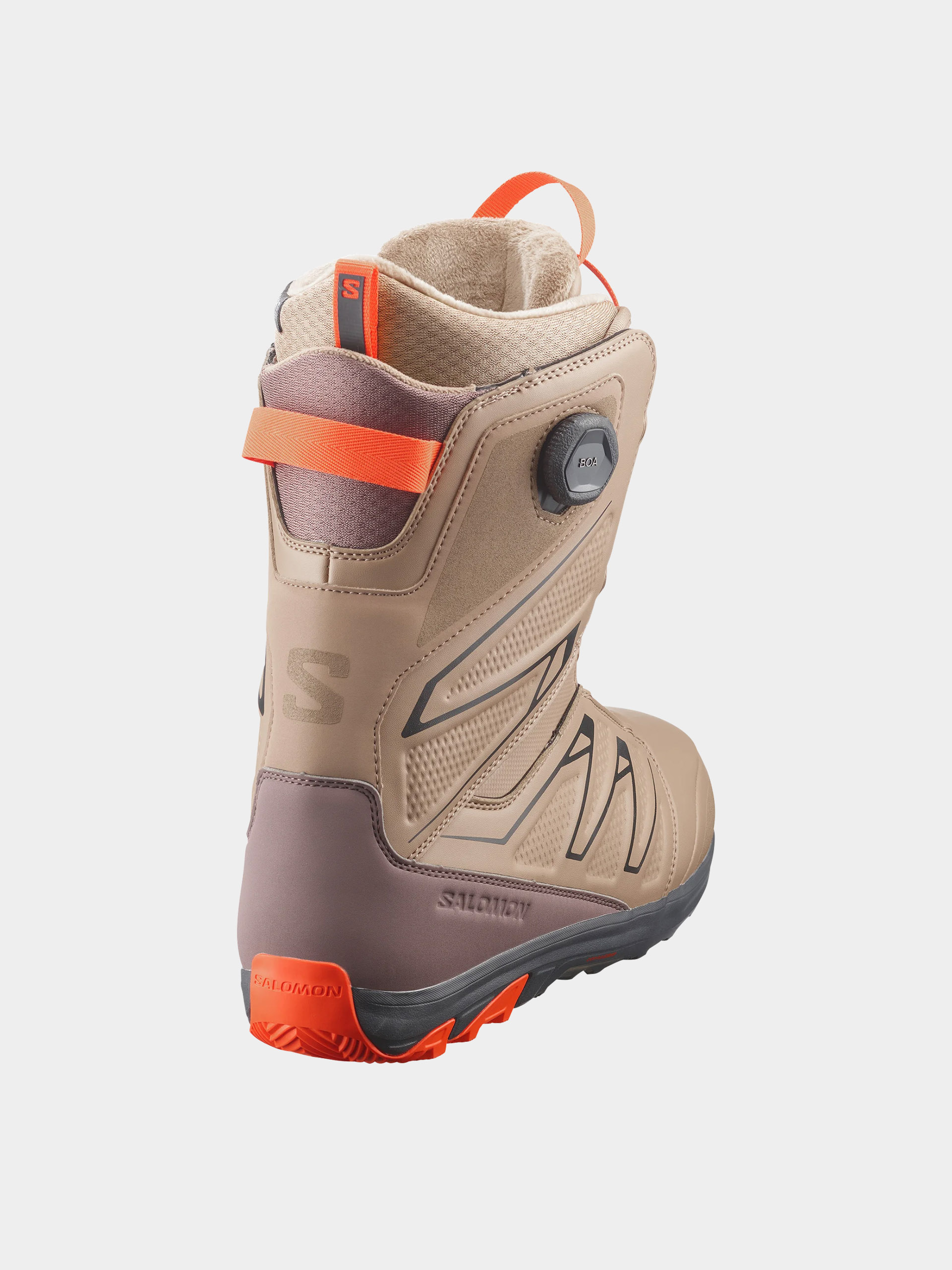 Férfi Snowboard cipők Salomon Launch Boa Sj (kelp/brown lentil)