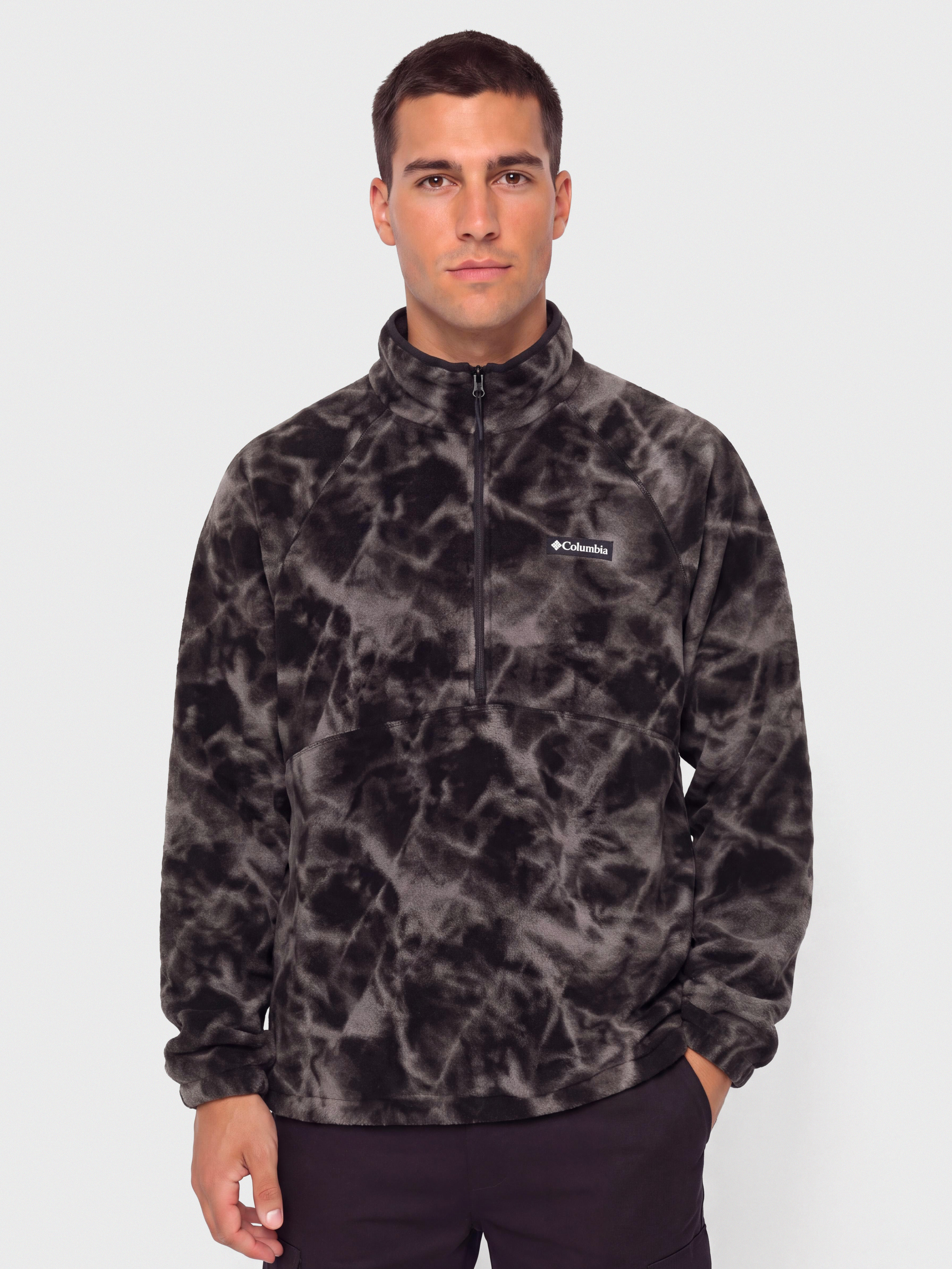 Polár pulóver Columbia Timber Crest MTR Printed Half Zip