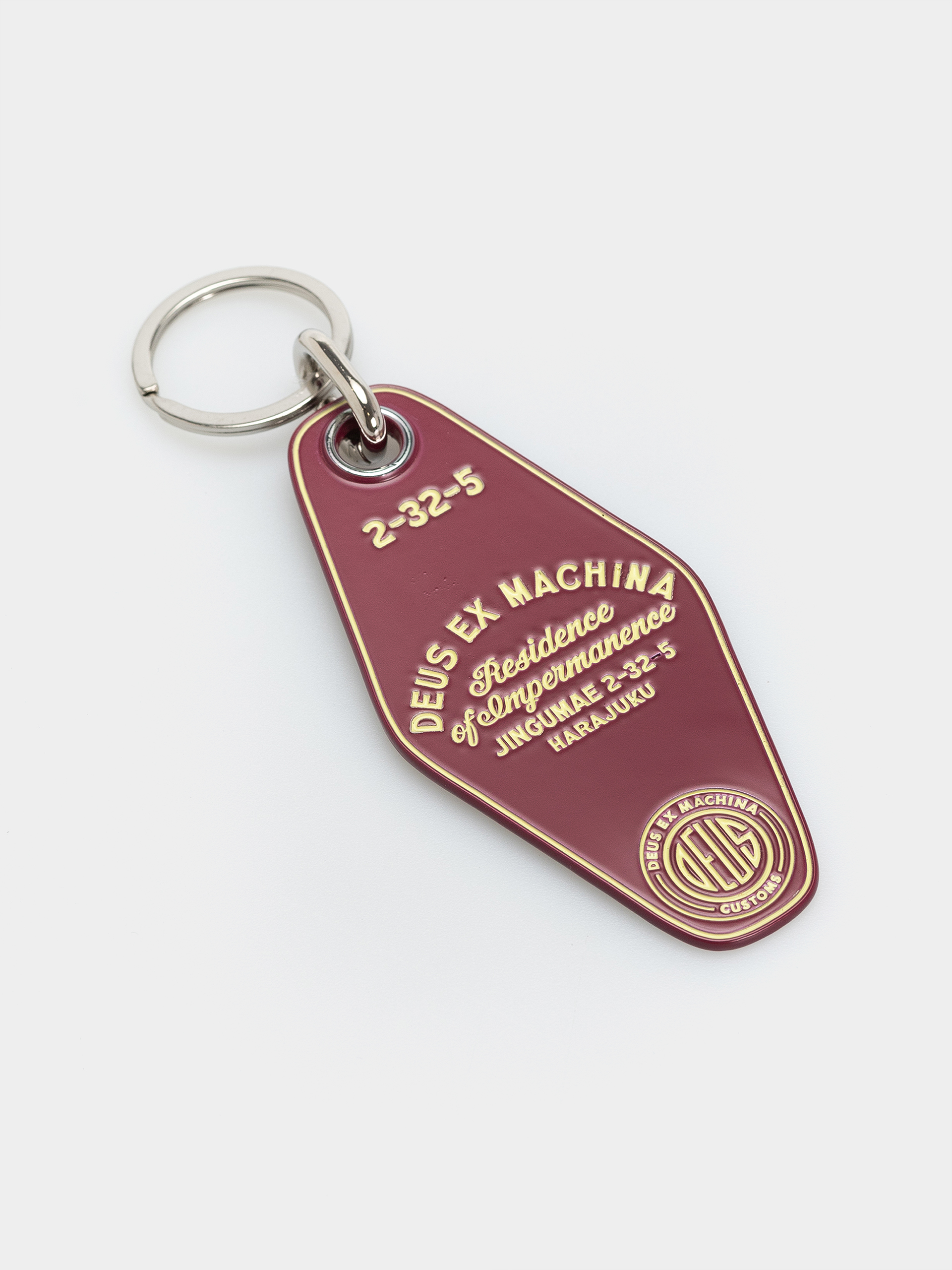 Deus Ex Machina Harajuku Key Tag Pozostałe (burgundy)