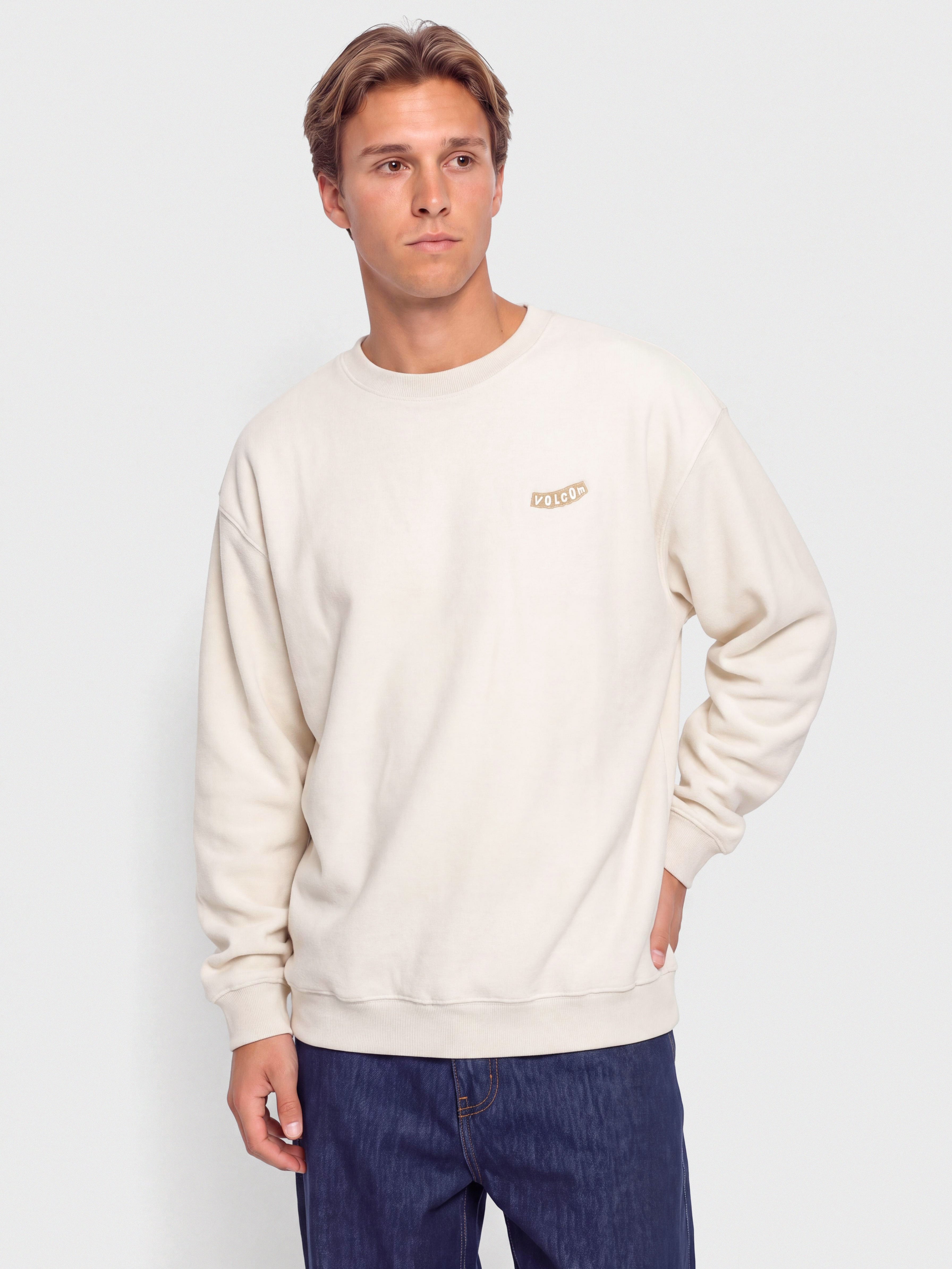 Pulóver Volcom Too Kool Lse Crew (dirty white)