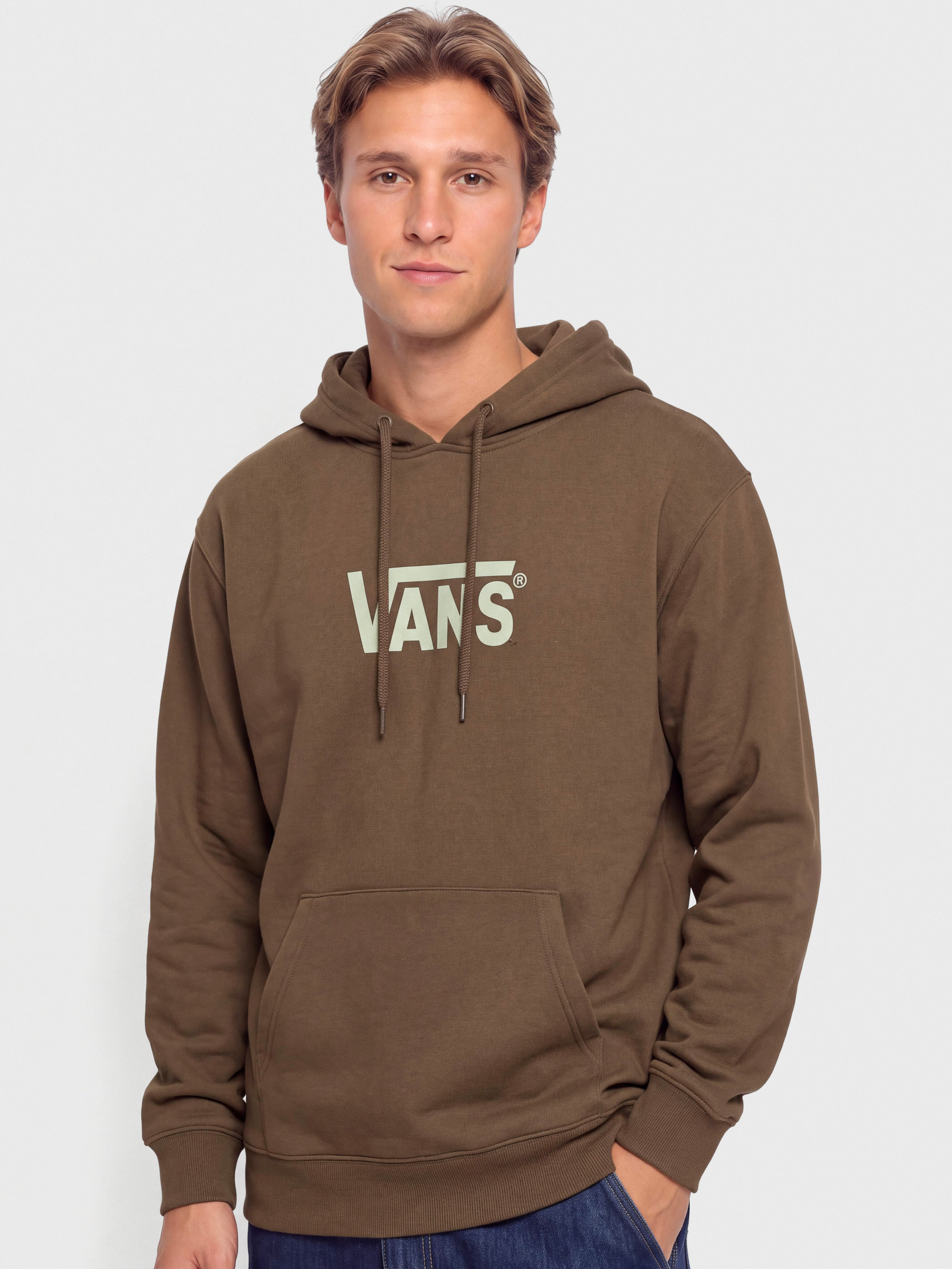 Vans Stretch Logo HD Pulóver (vintage cocoa)