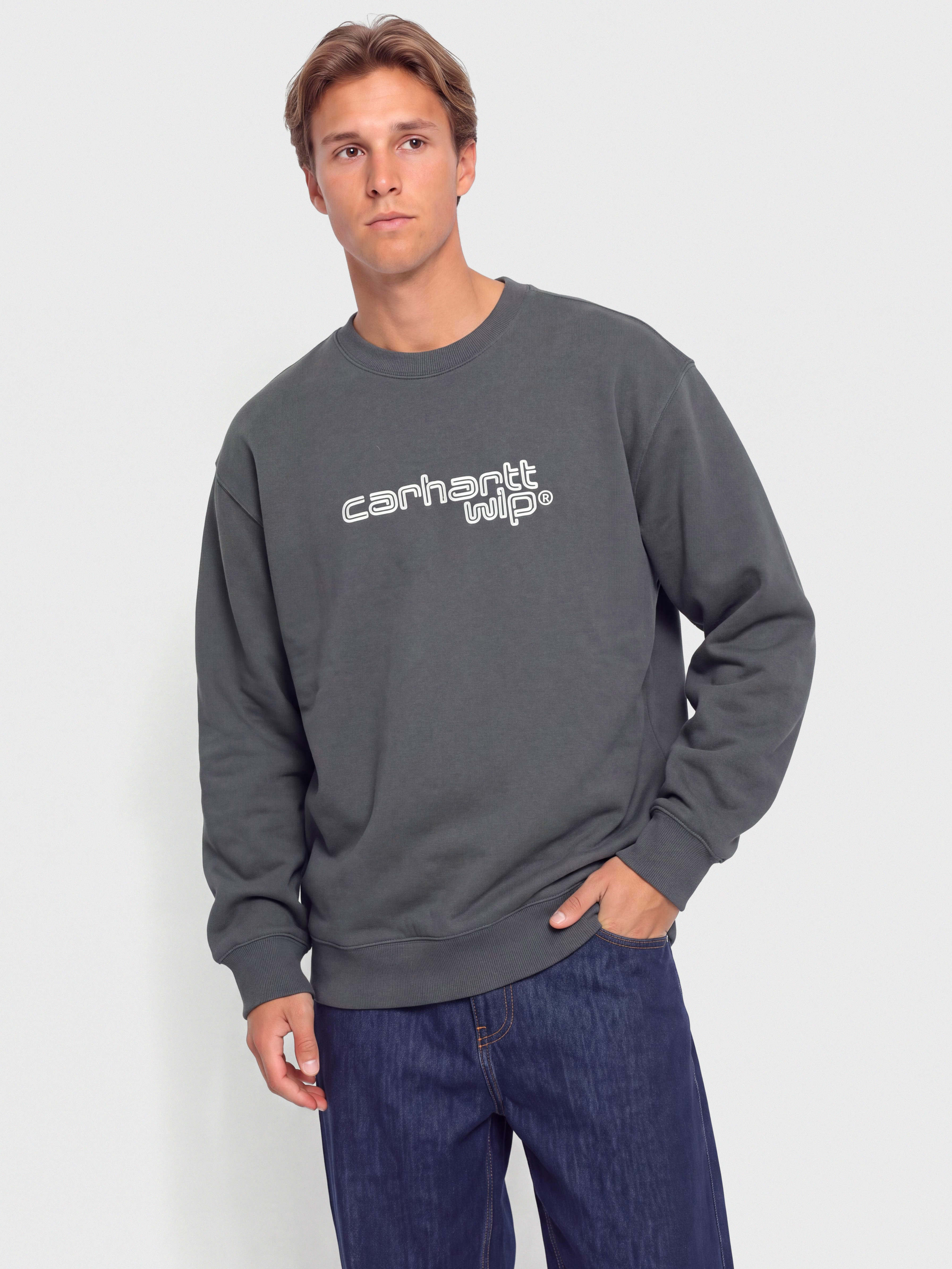 Carhartt WIP Wireless Pulu00f3ver (styx/wax)