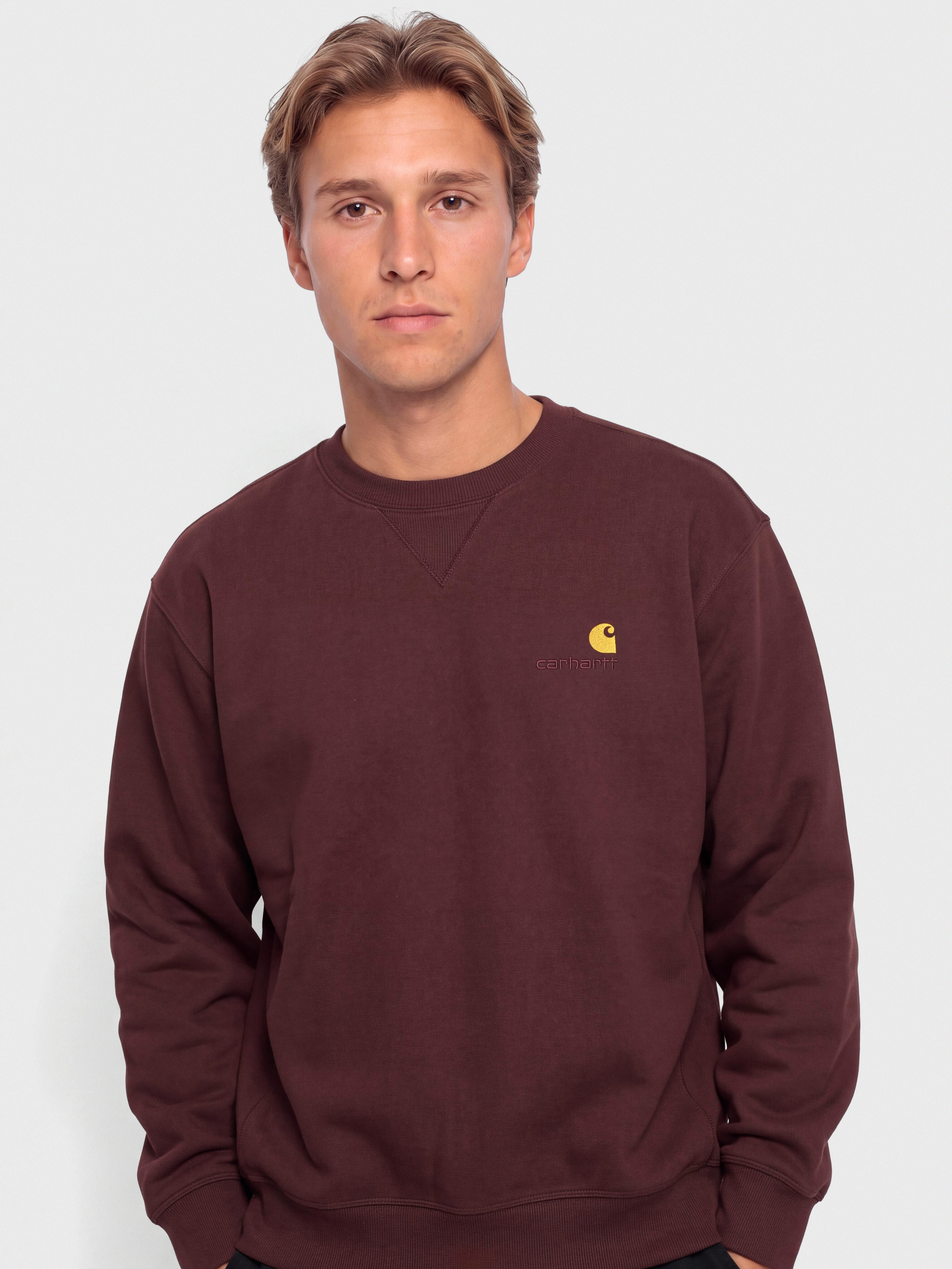 Pulu00f3ver Carhartt WIP American Script (amarone)