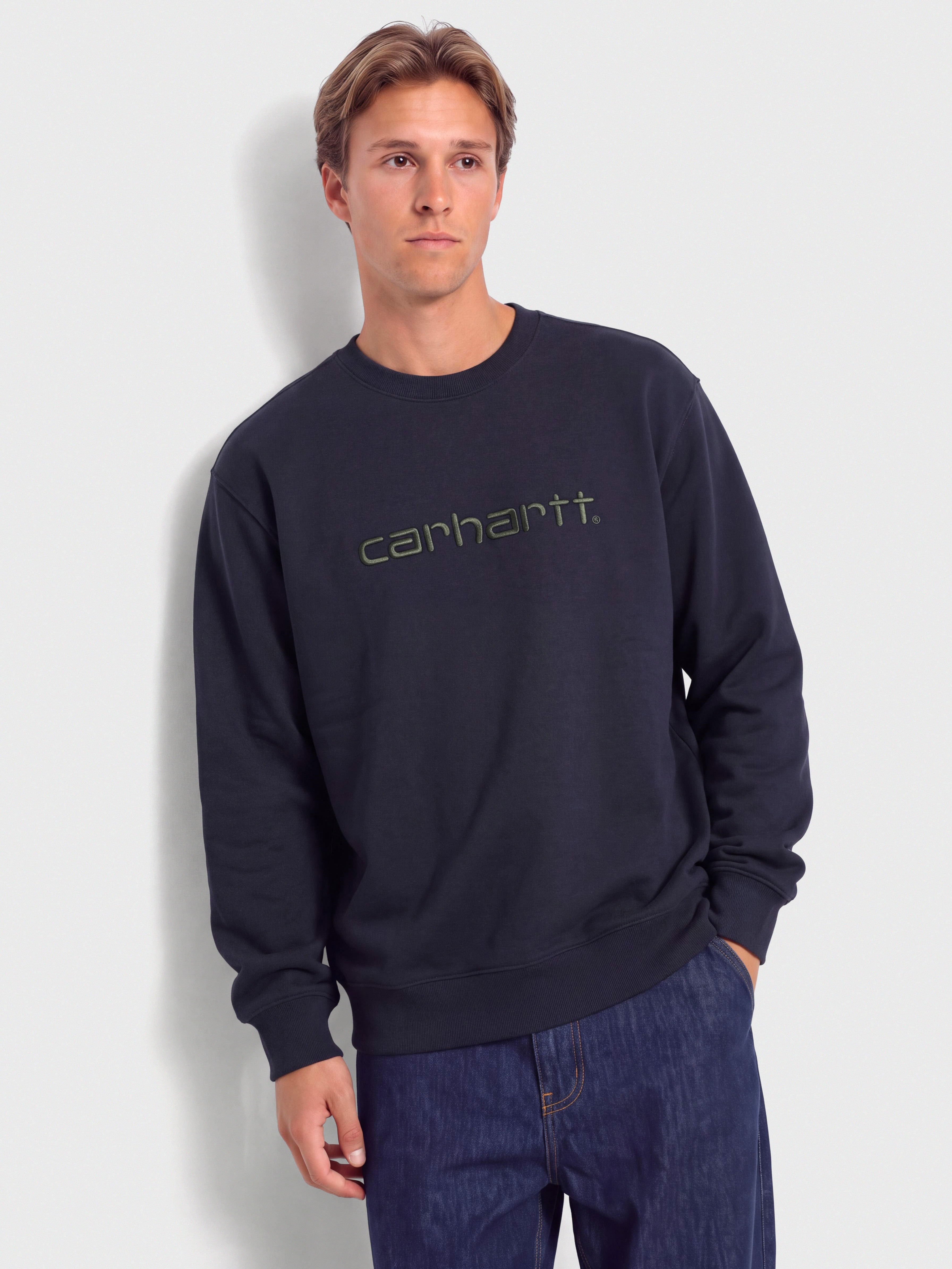 Carhartt WIP Carhartt Pulu00f3ver (dark navy/dark scarab)
