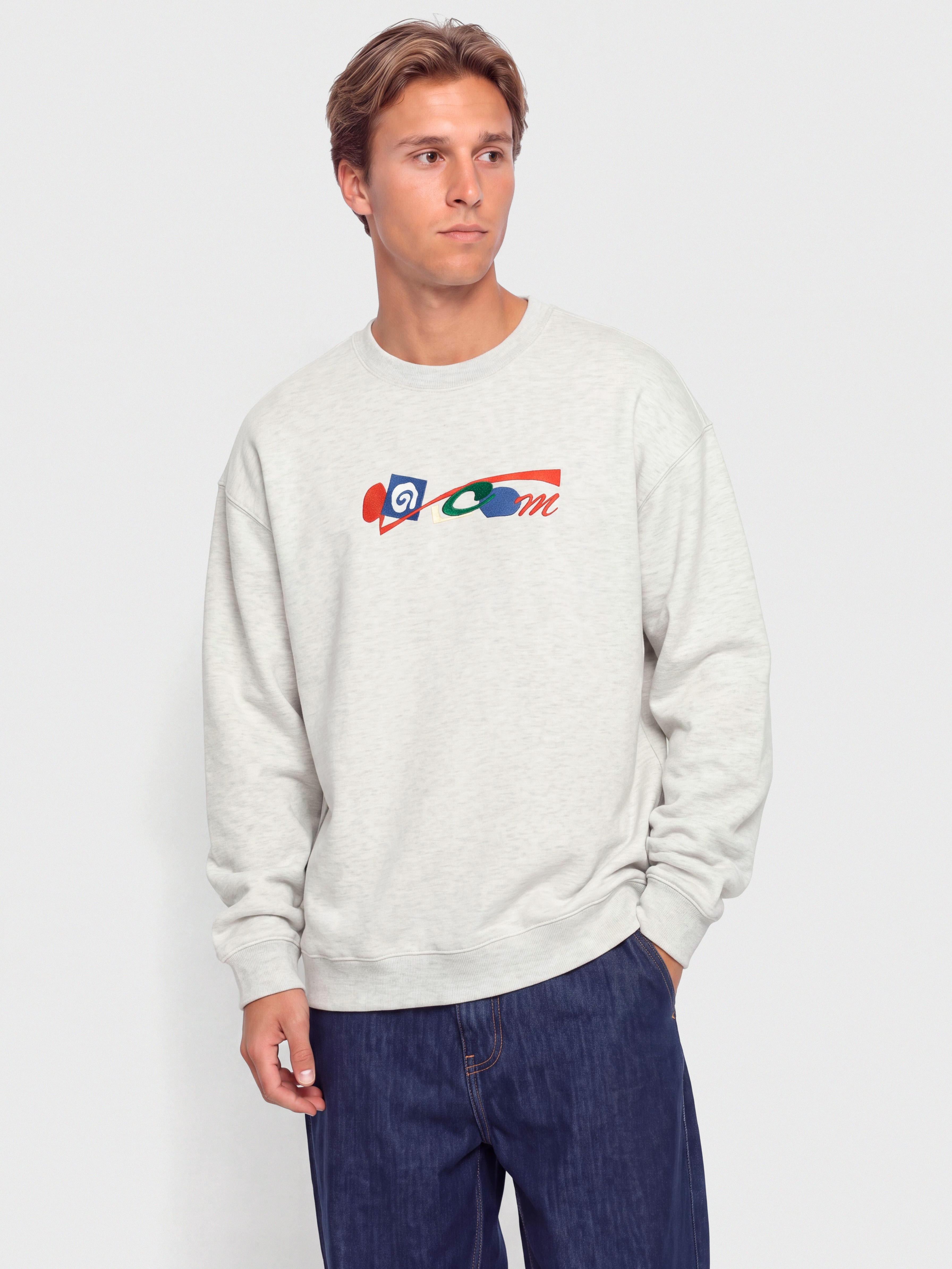 Volcom Fa Carrau Pulóver (bone heather)