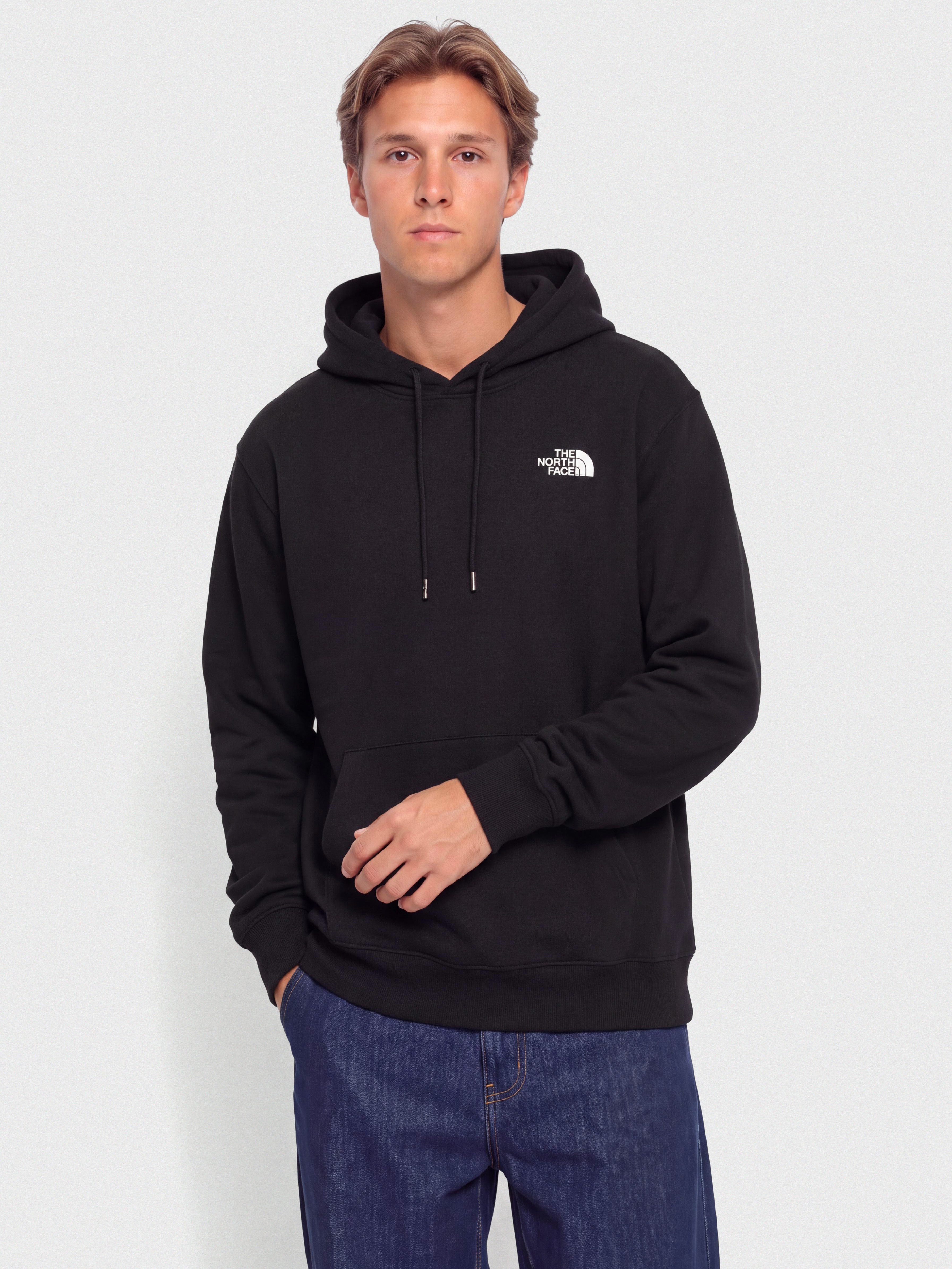 The North Face Essential Terry Simple Dome Relaxed Pulu00f3ver (tnf black)
