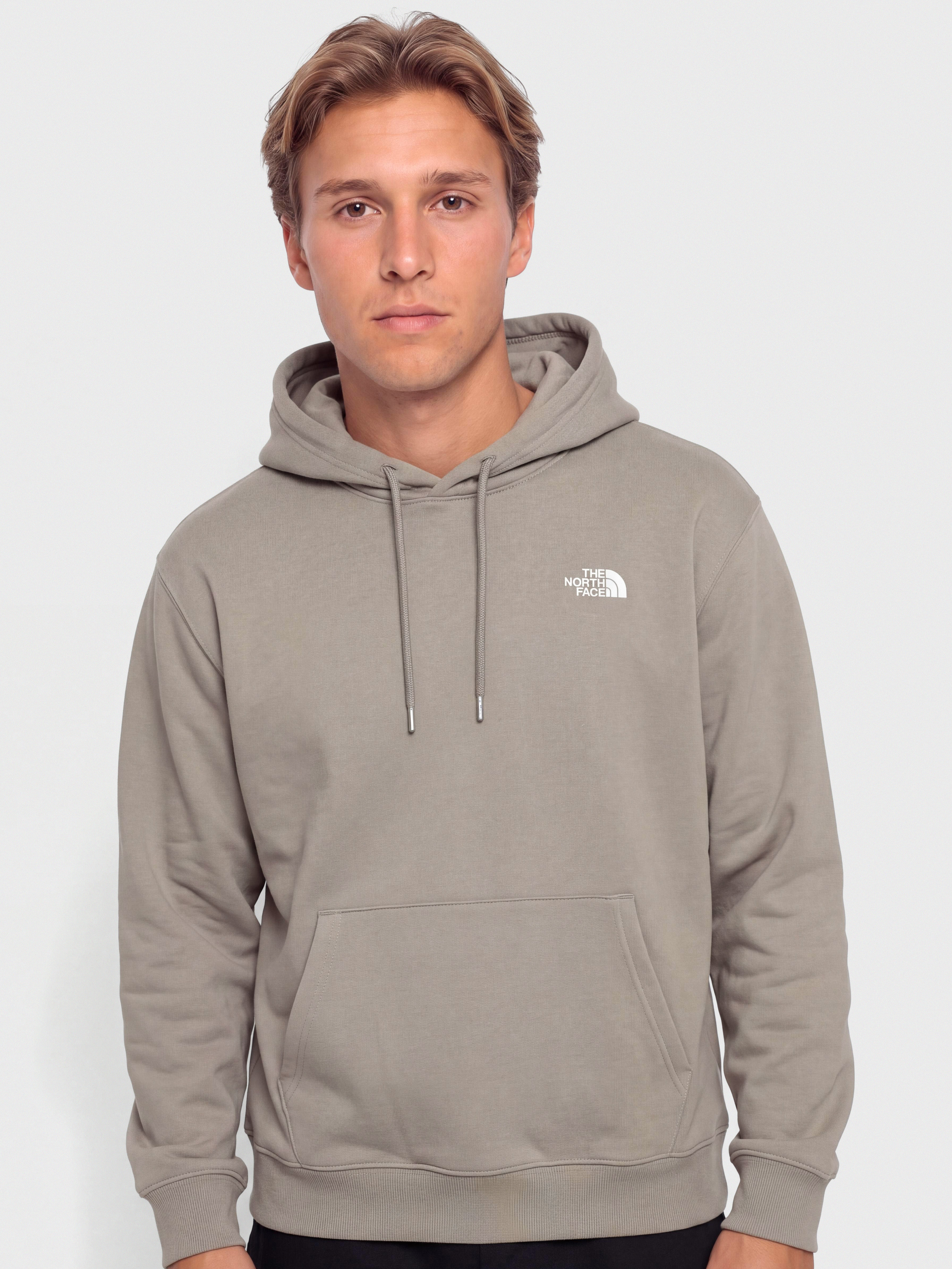 The North Face Essential Terry Simple Dome Relaxed Pulóver (stone slab)