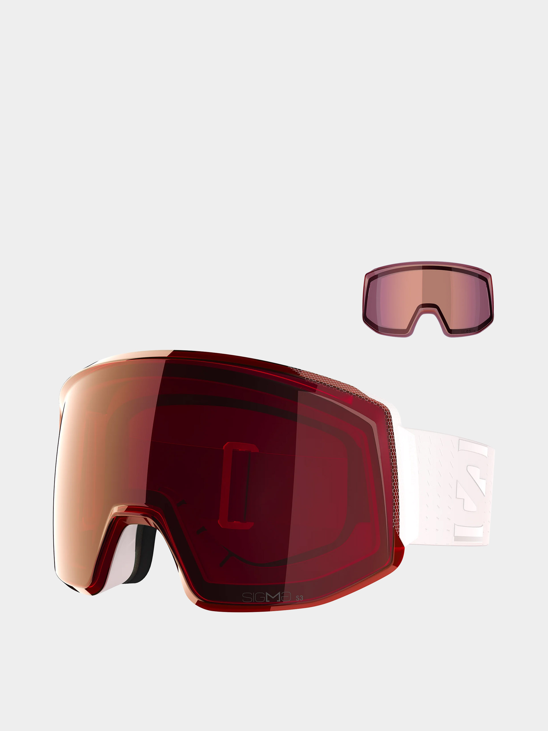 Snowboard szemüveg Salomon Skarn Prime Sigma + Lens (white)