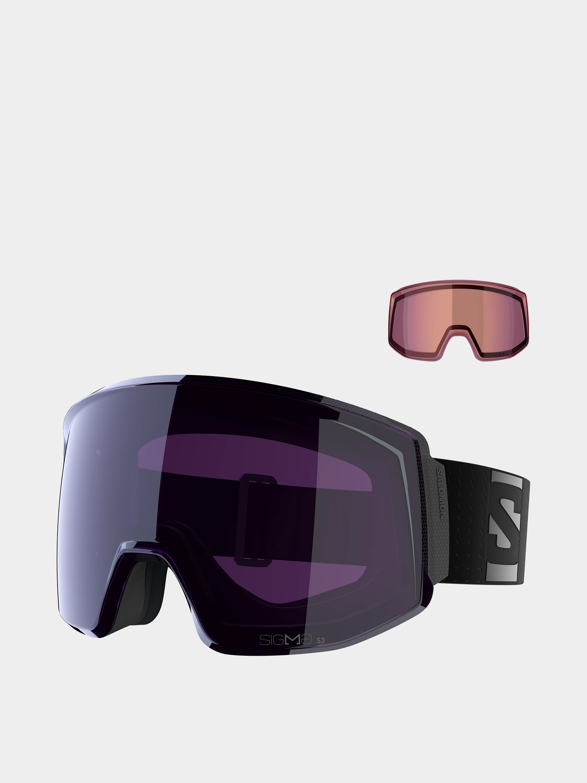 Snowboard szemüveg Salomon Skarn Prime Sigma + Lens (black)