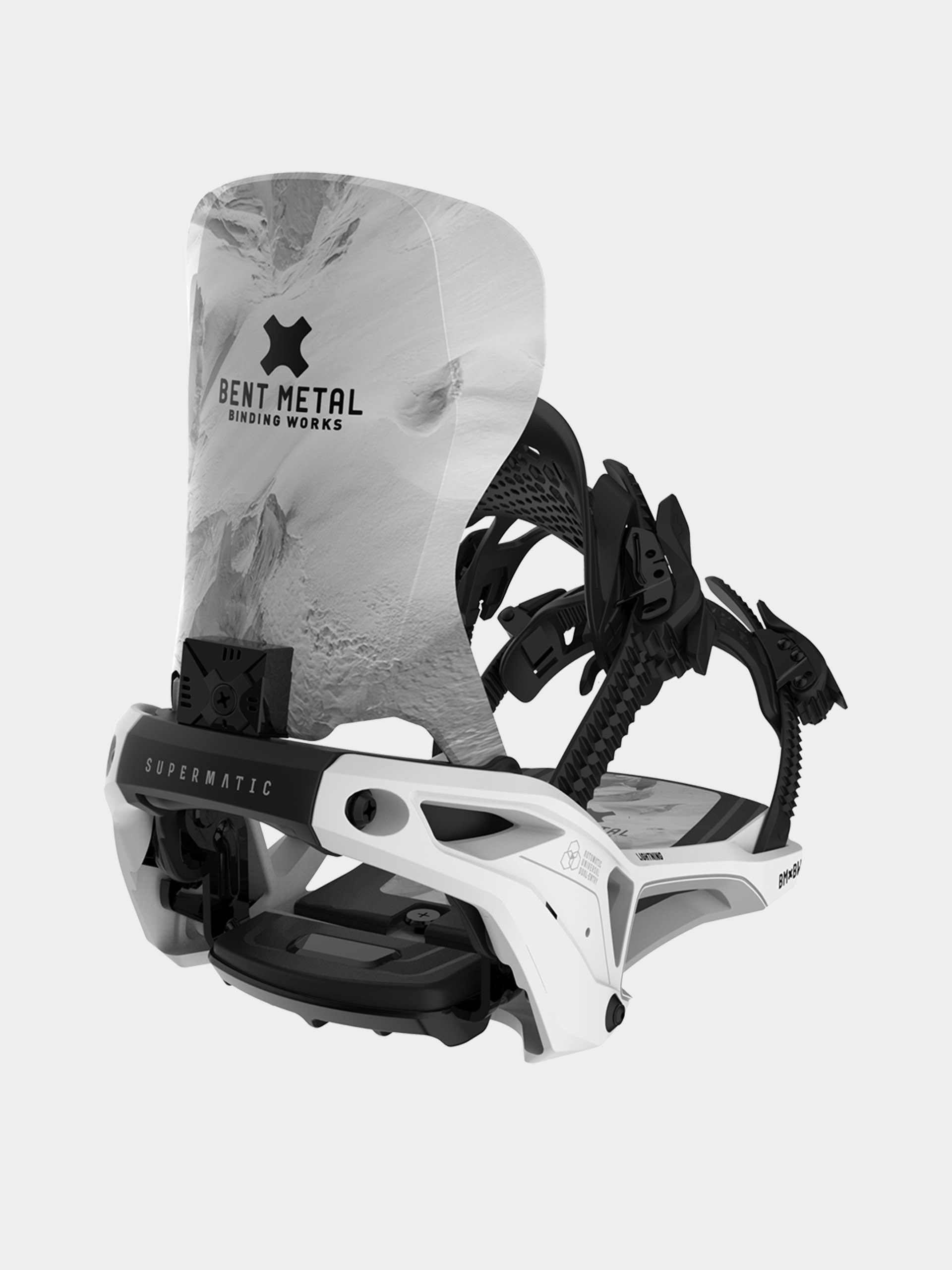 Snowboard kötés Bent Metal Lightning Supermatic (white)