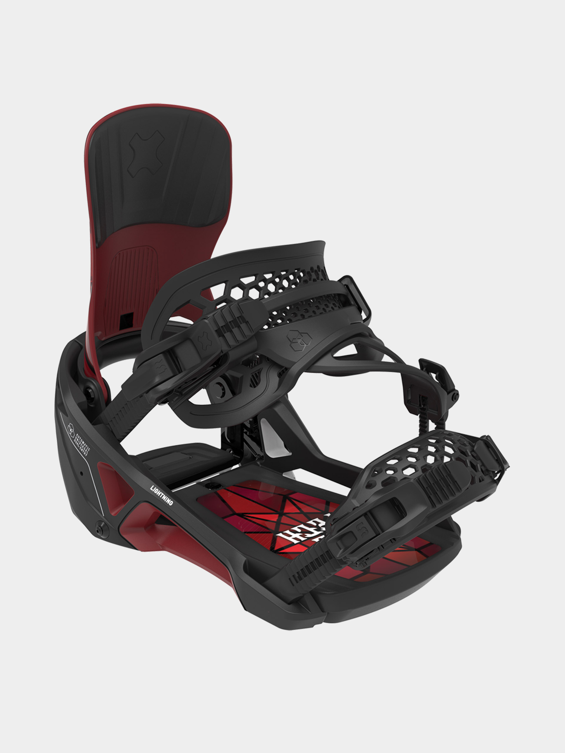 Férfi Snowboard kötés Bent Metal Lightning Supermatic (black/red)